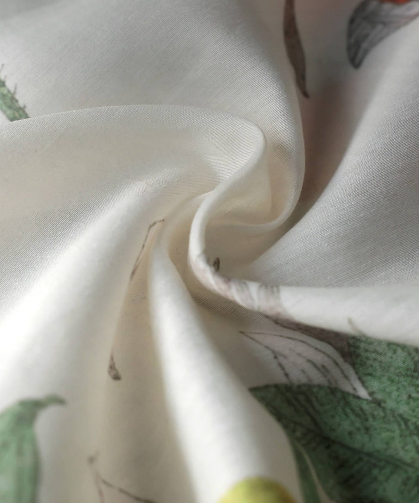 NUUUII Botanical Print Open-Collar Shirt Ladies
