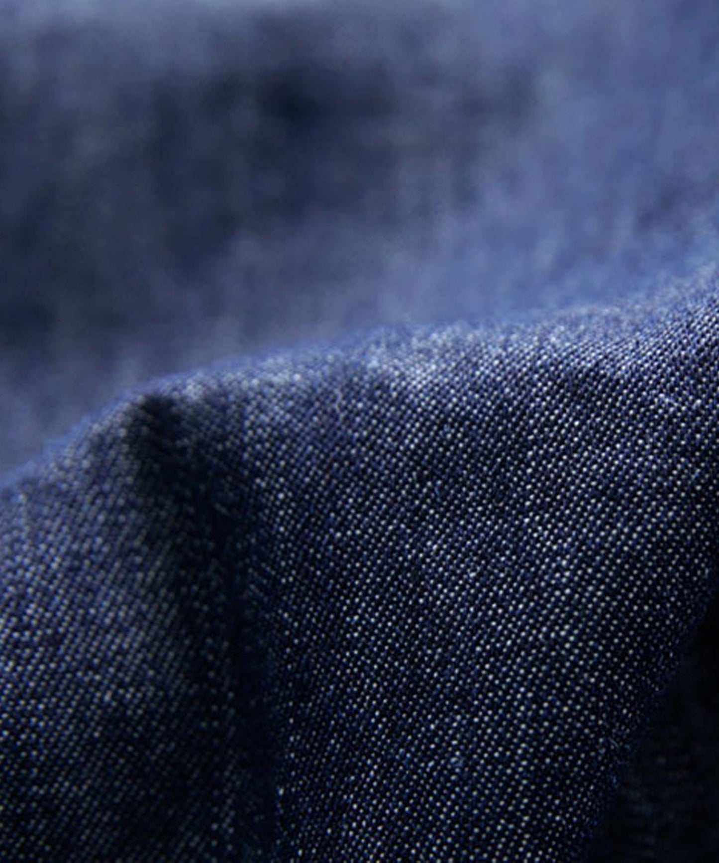 Ladies Denim half zip pullover