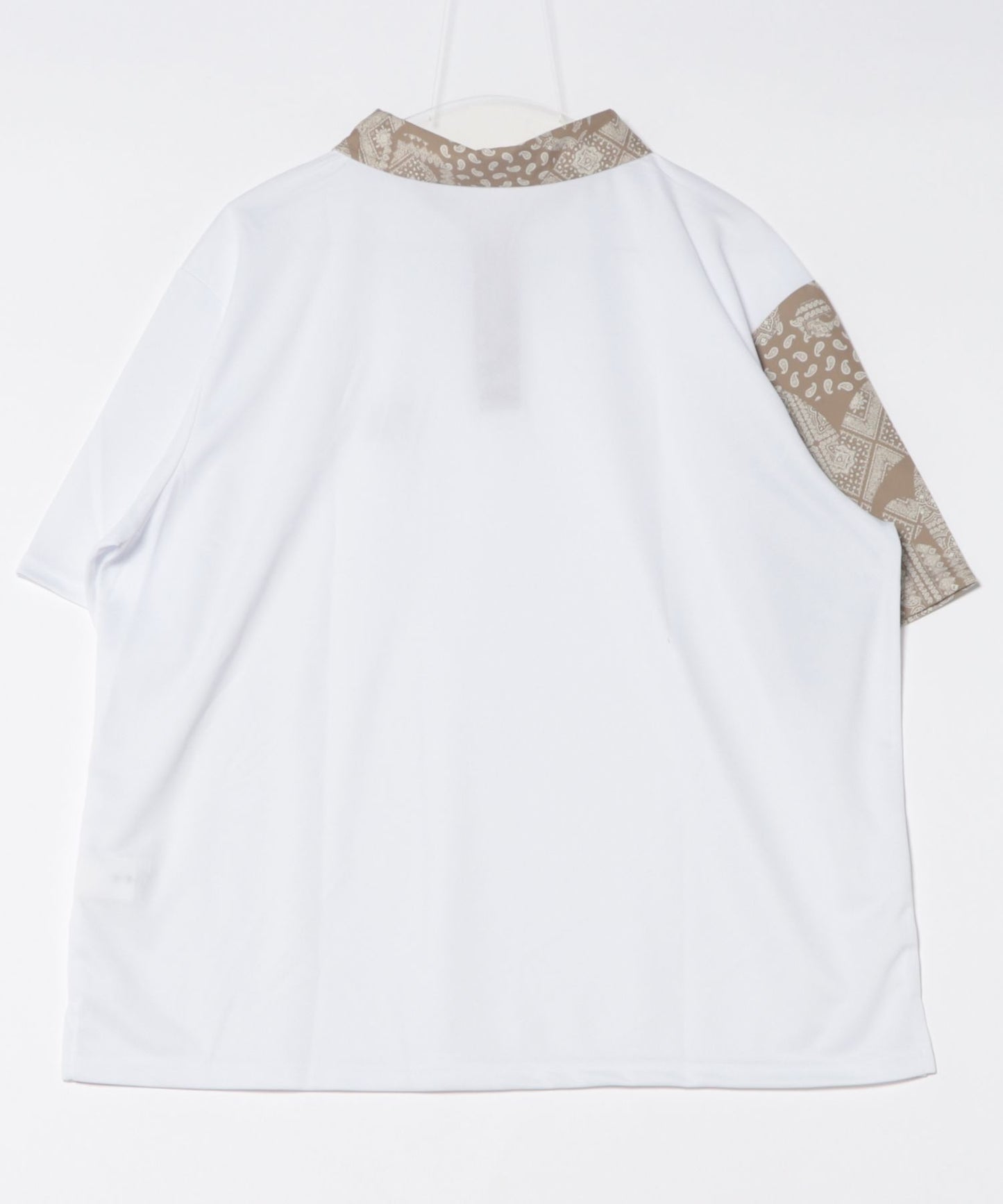 ANTIQUA GOLF×STCH Paisley Pattern Polo Shirt Men's