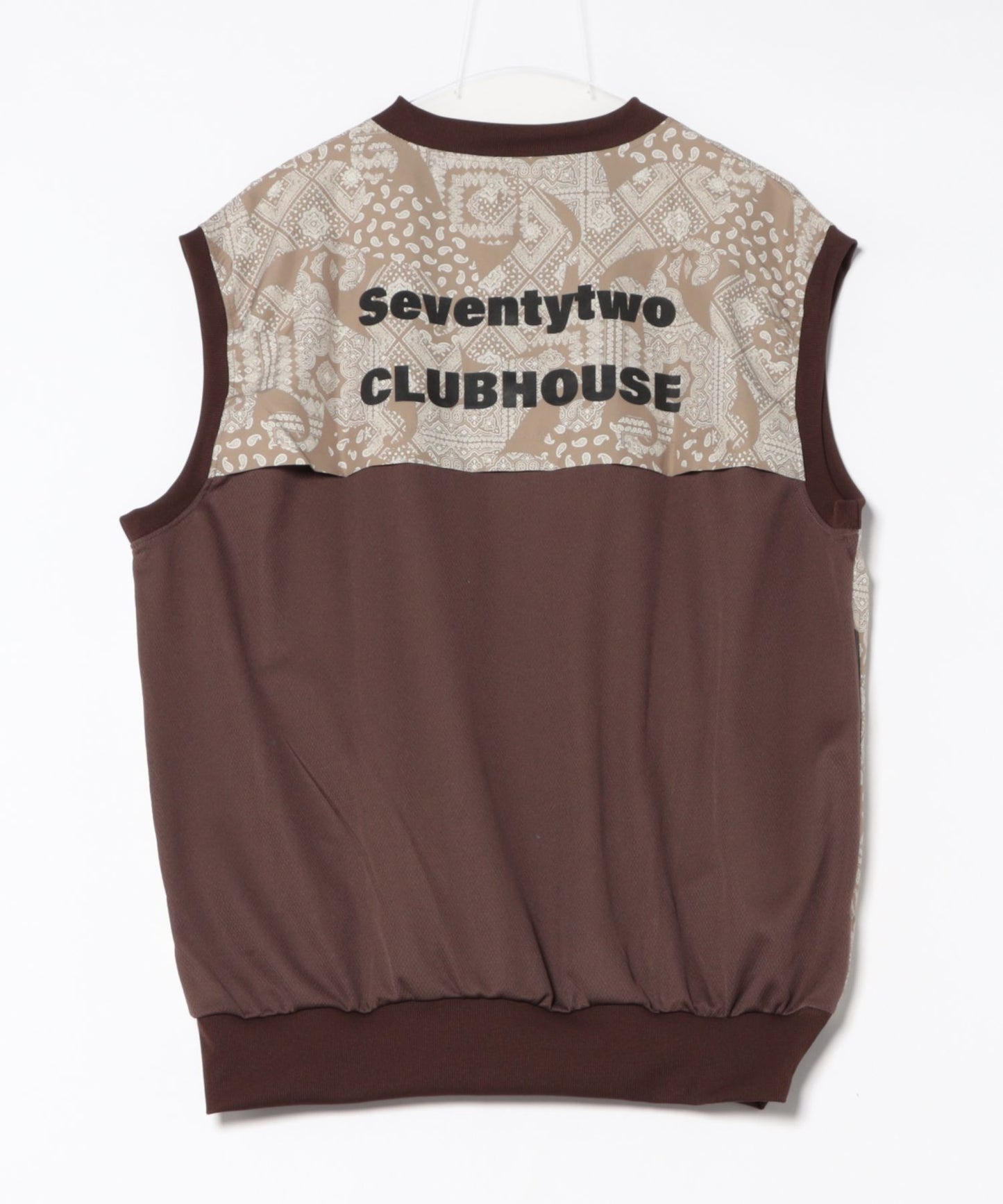 ANTIQUA GOLF×STCH Paisley Pattern Vest Ladies