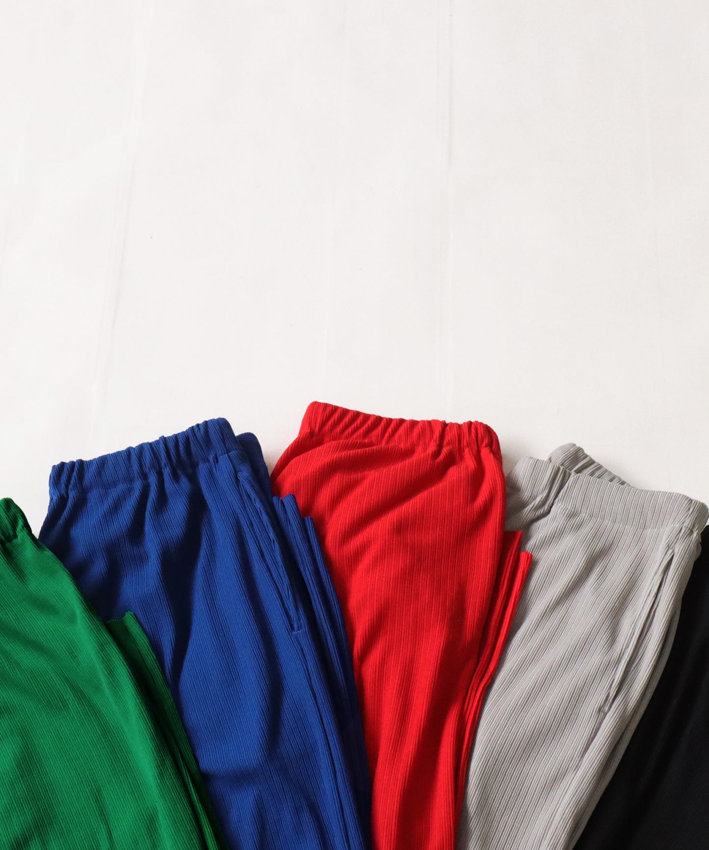 Cool touchUV cut Ladies pants, self -cut rib pants