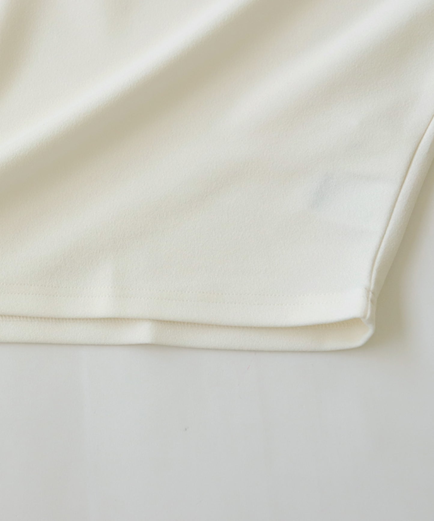 V -neck deformed French sleeve tops Solid color Ladies tops