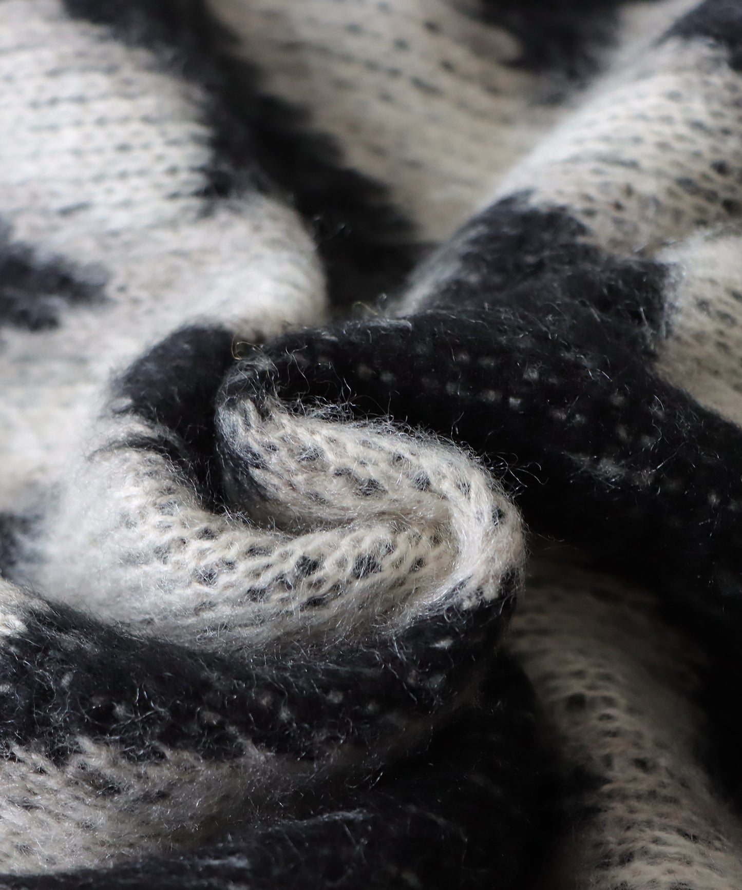 Geometric Knit Skirt Ladies