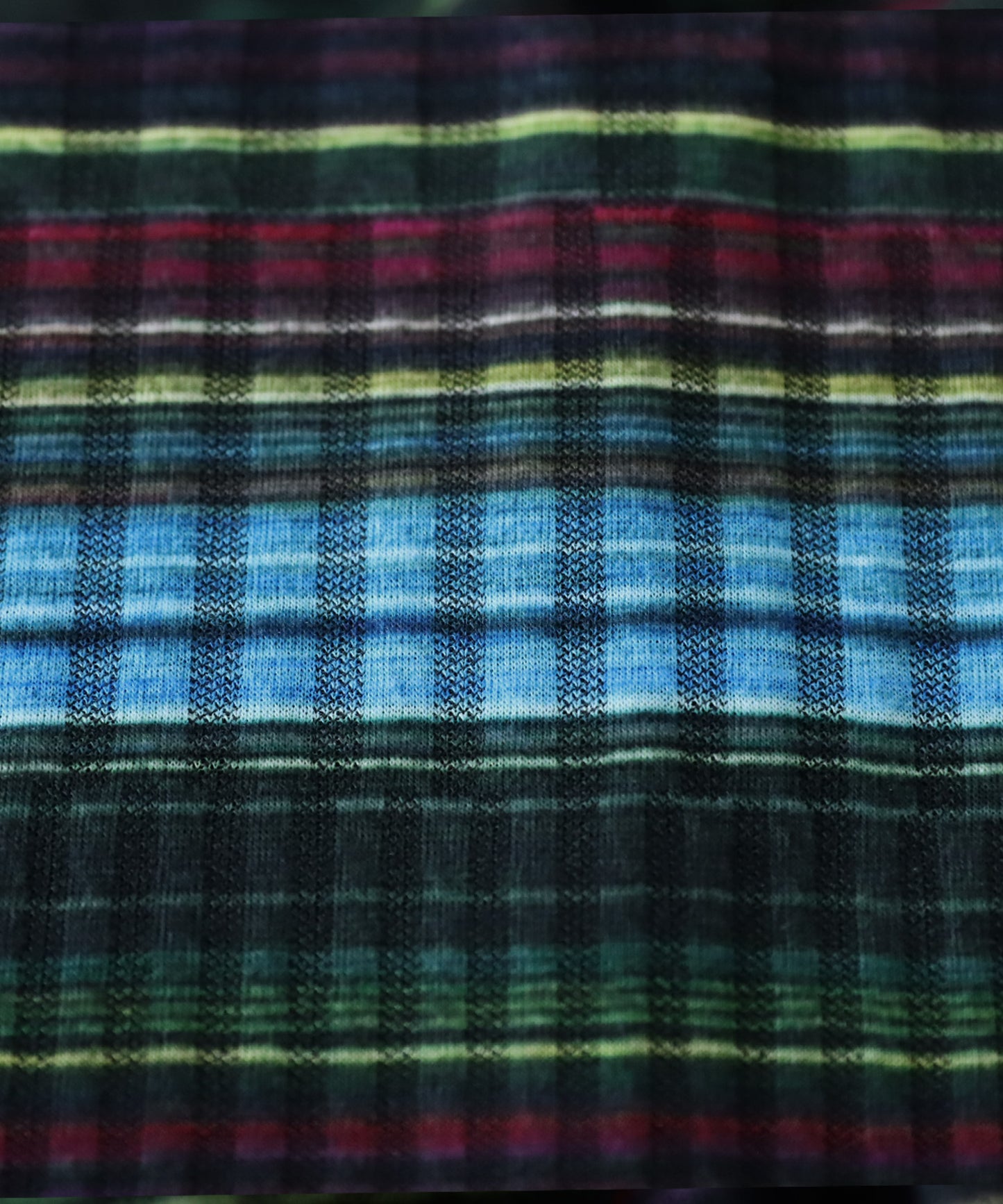 Plaid Border Mellow Tops Ladies