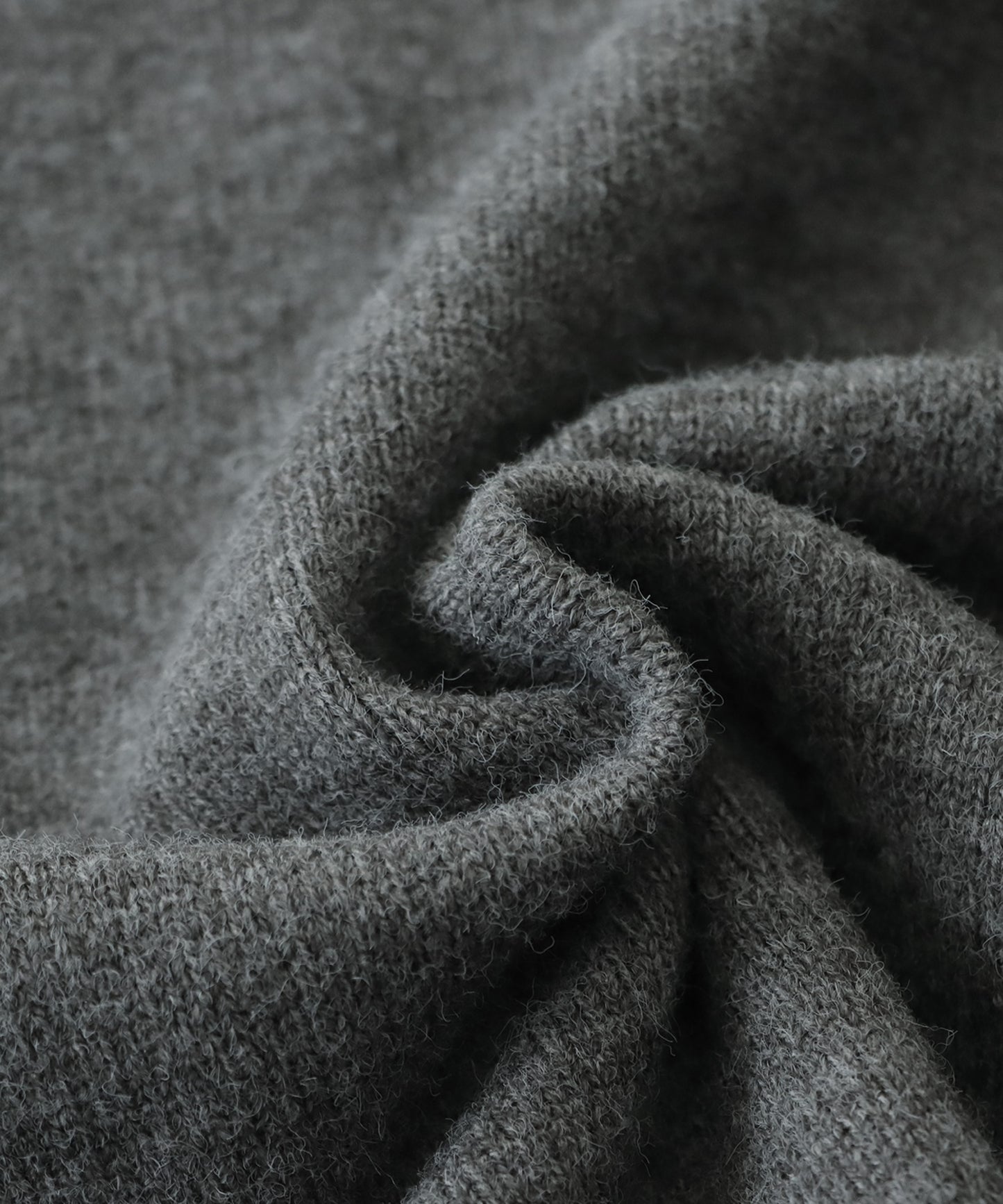 High Neck Slit Knit Ladies