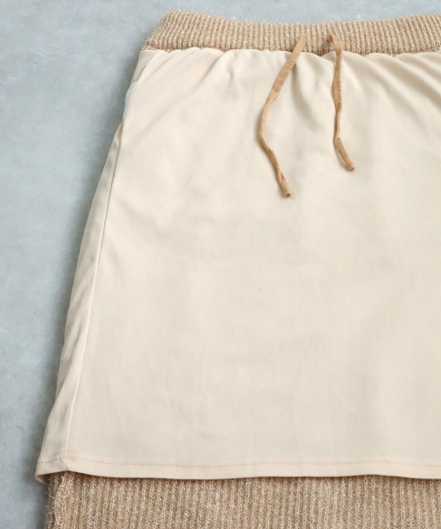 Glass Yarn Knit Skirt Ladies