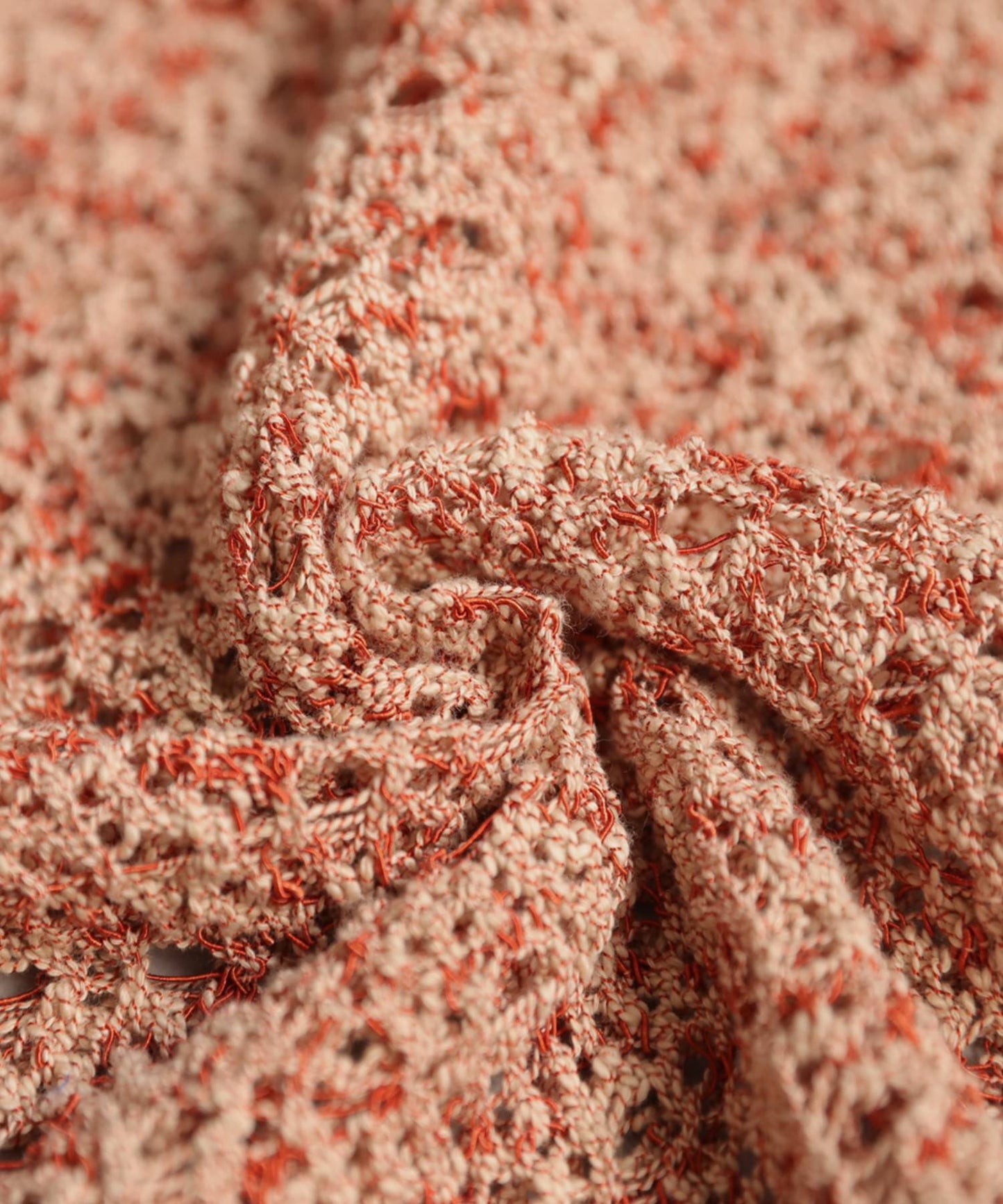 Ladies Slub Mesh Knit Tops