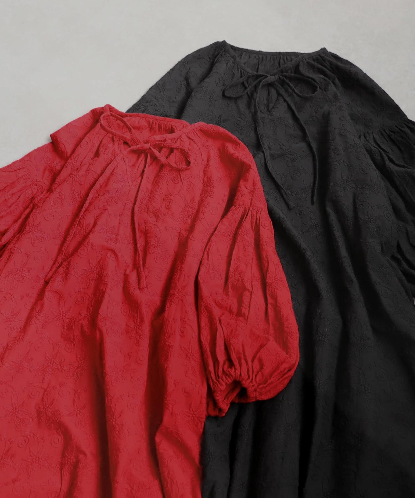 2-Way Embroidery Dress Ladies