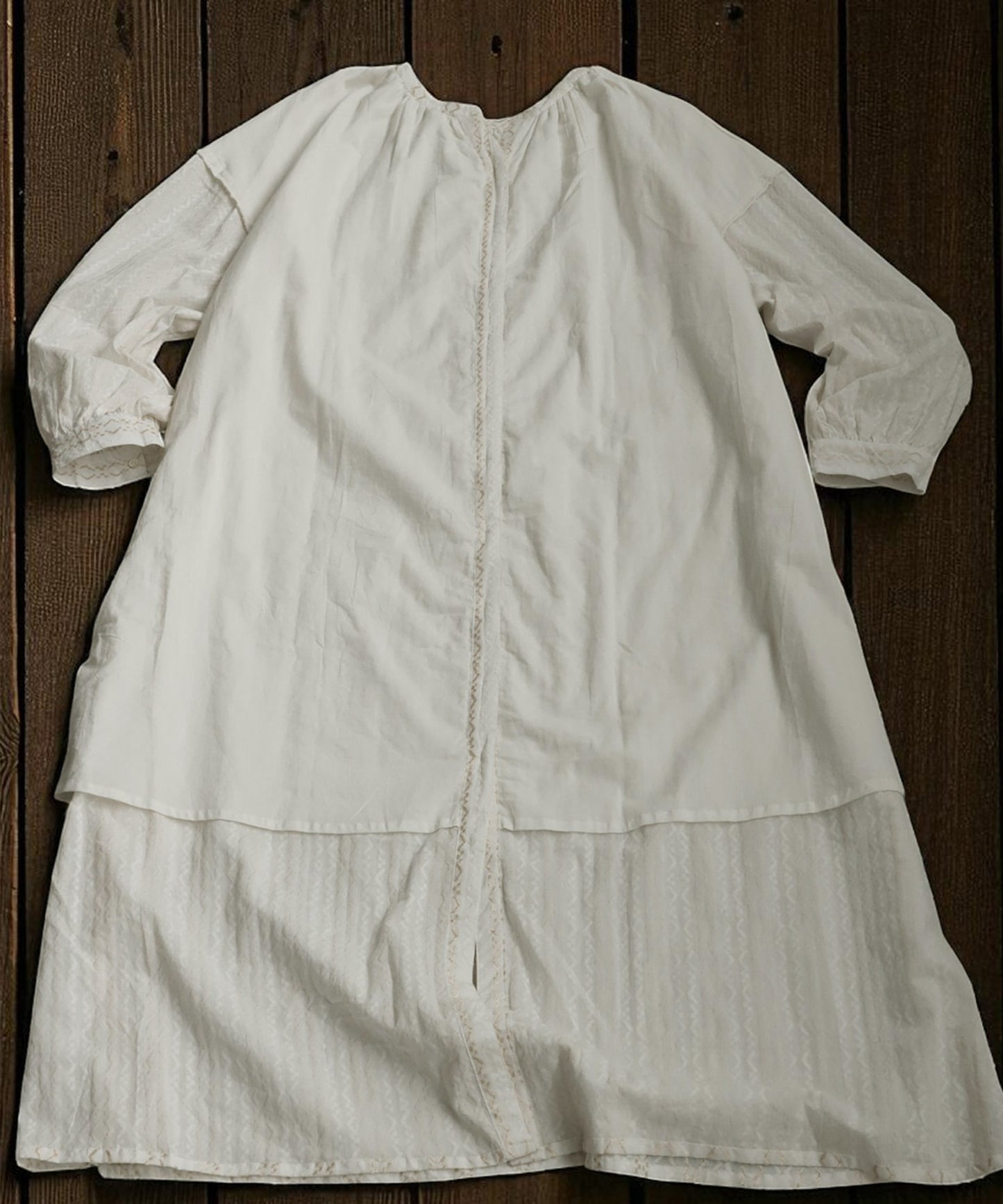 Jacquard Embroidered Dress Ladies