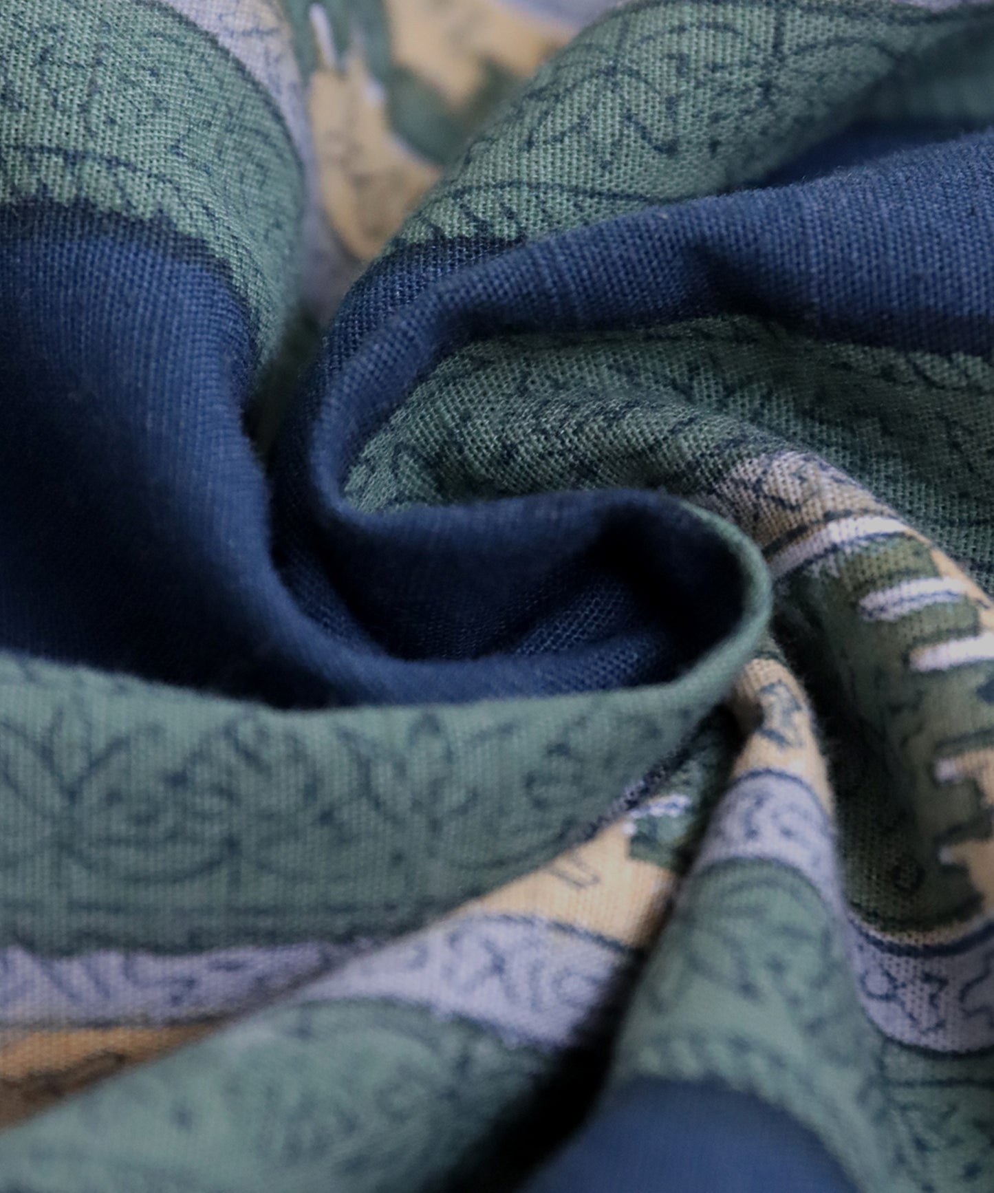 Block Print Wide Pants Ladies