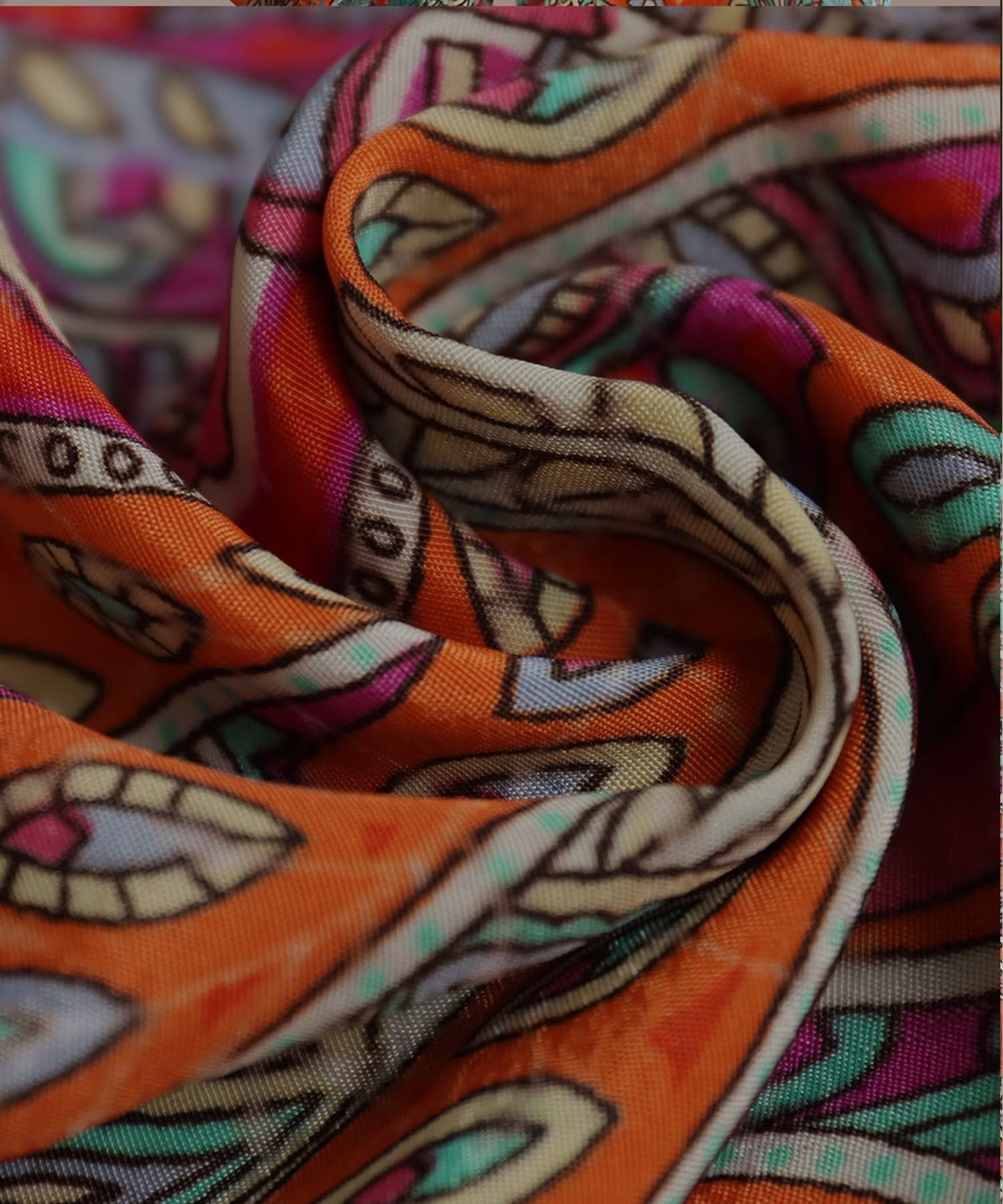 Paisley Print Kaftan Dress Ladies