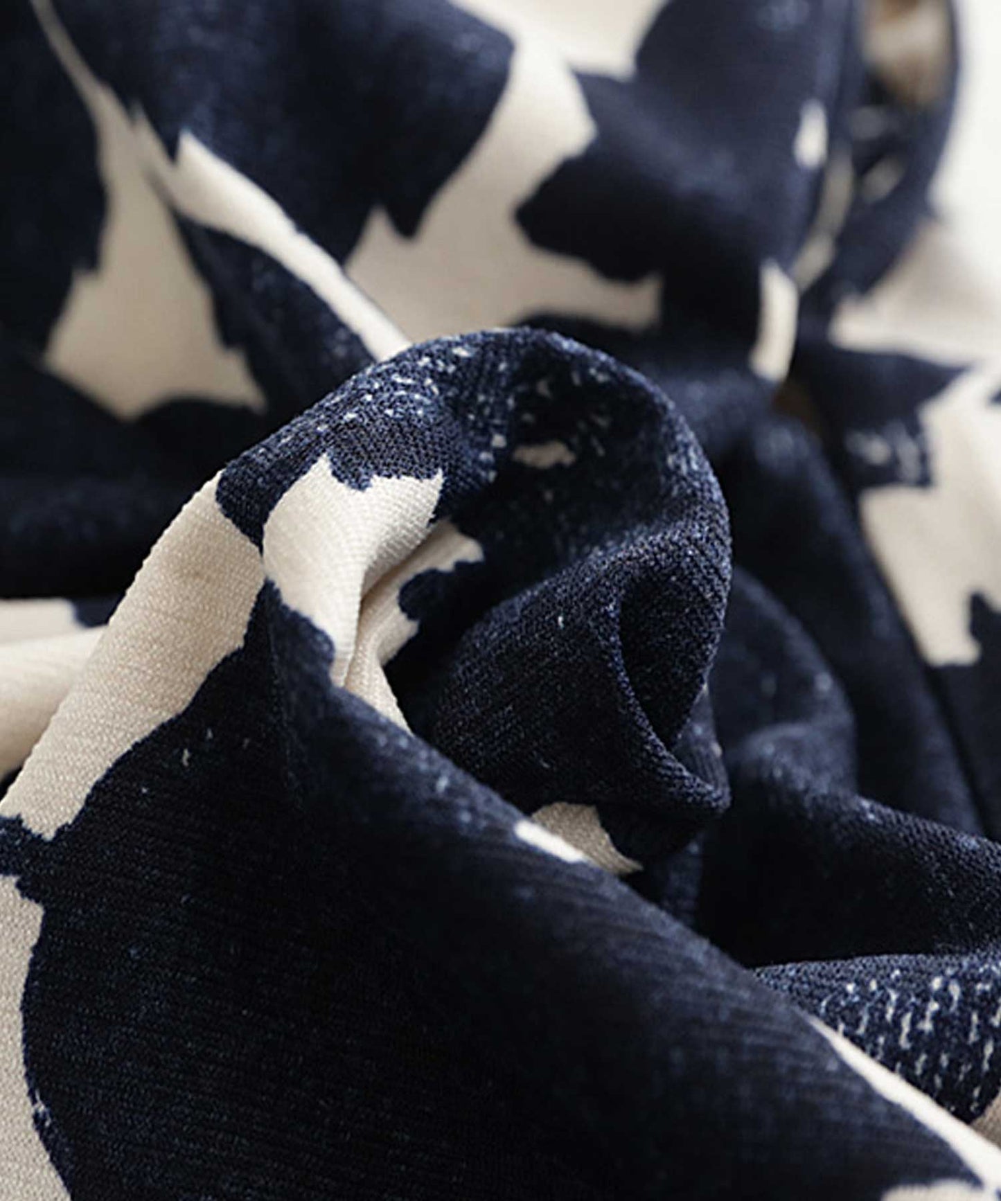 Flower pattern long skirt Ladies