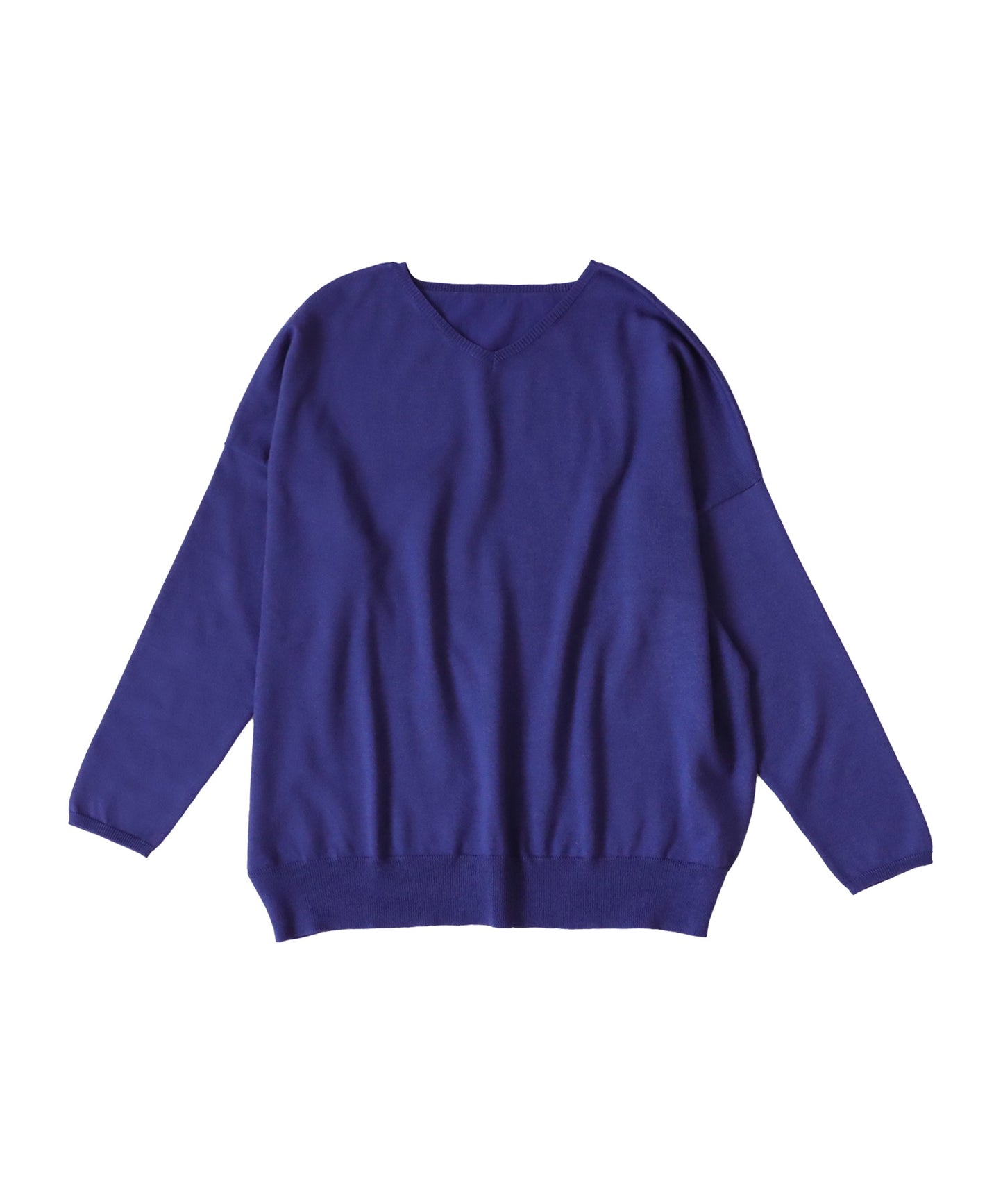 Function material knit tops long sleeves Ladies knit tops