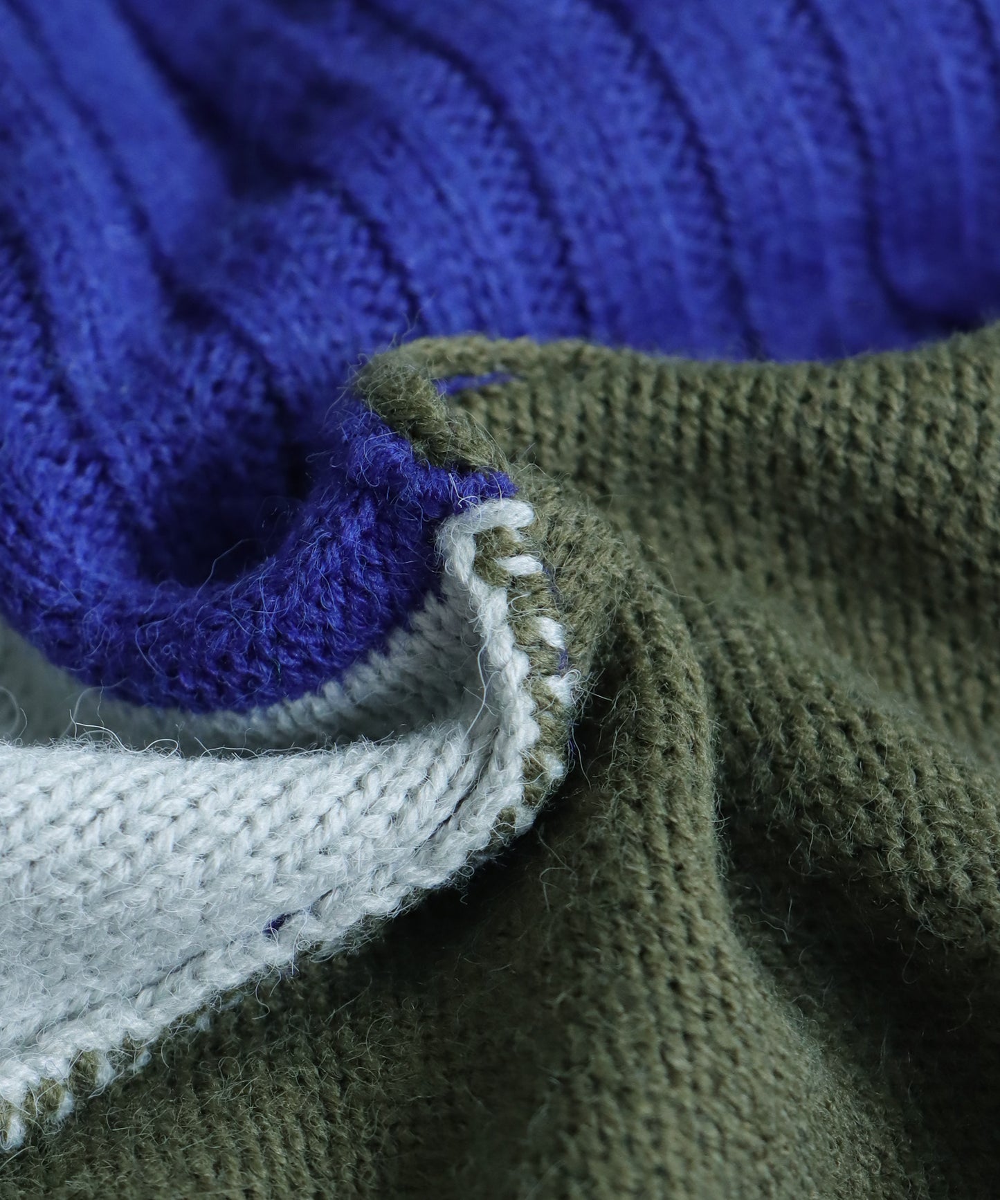 Switching Rib Knit Skirt Ladies