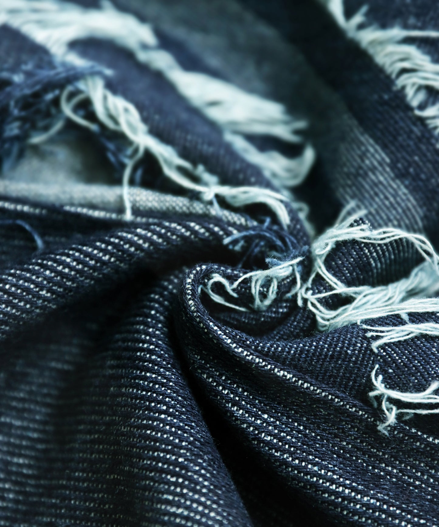 OWNth Denim Pants With Contrasting Designs Unisex