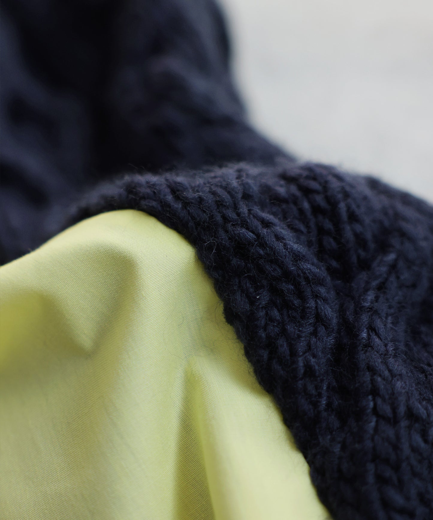 OWNth Cable Knit Zip Cardigan Ladies