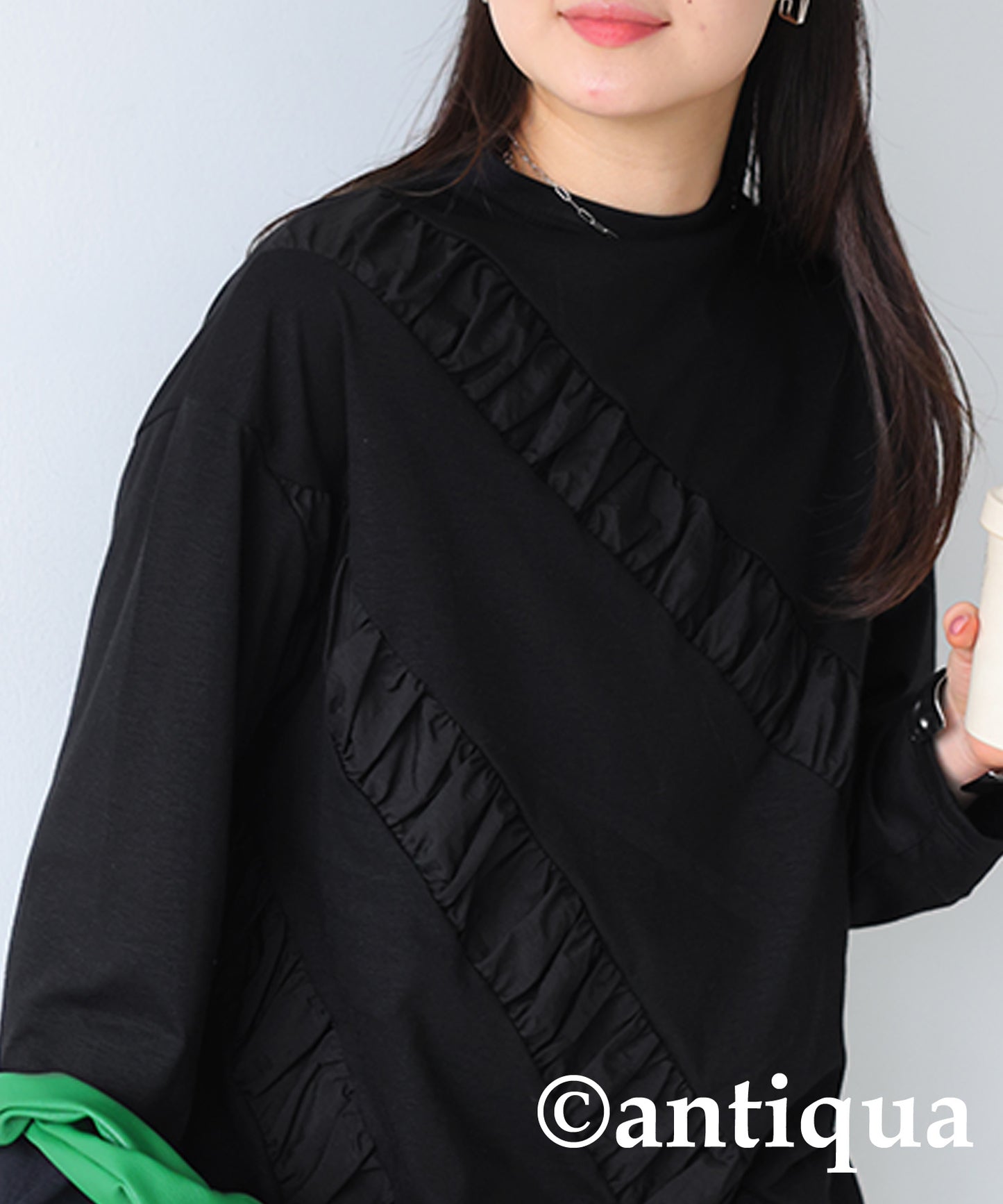 Gathered Design Tops Ladies