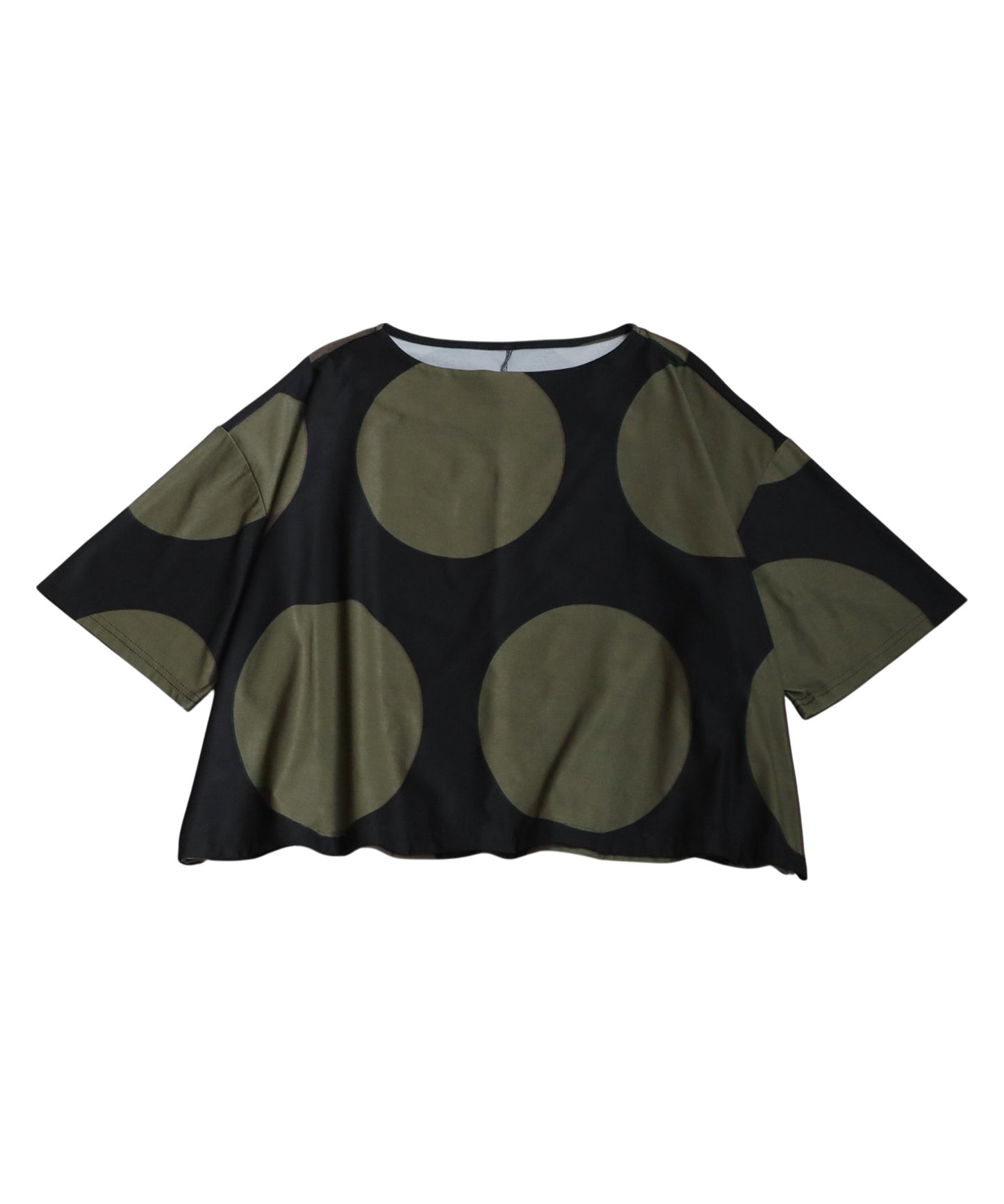 Ladies Polka Dot Half Sleeve Top