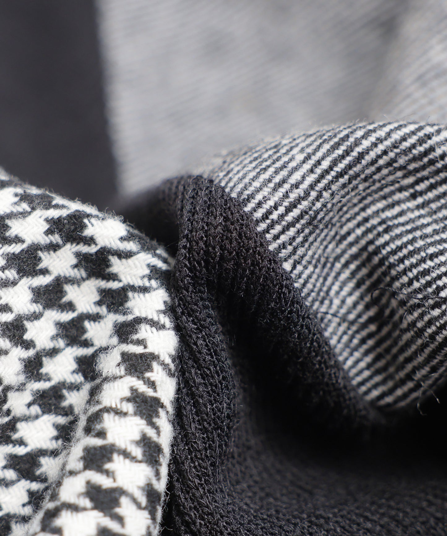 Design Skirt With Different Material Switching Ladies