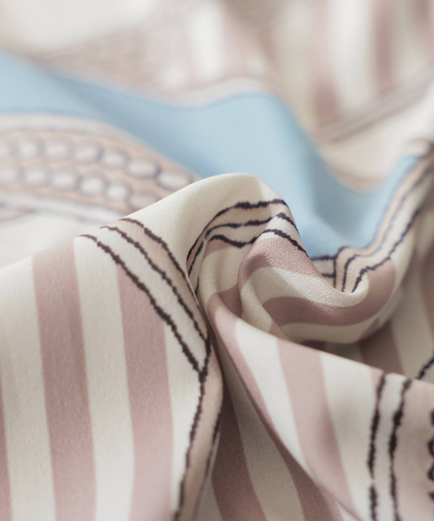 Mixed Material Dolman Long T-Shirt Ladies