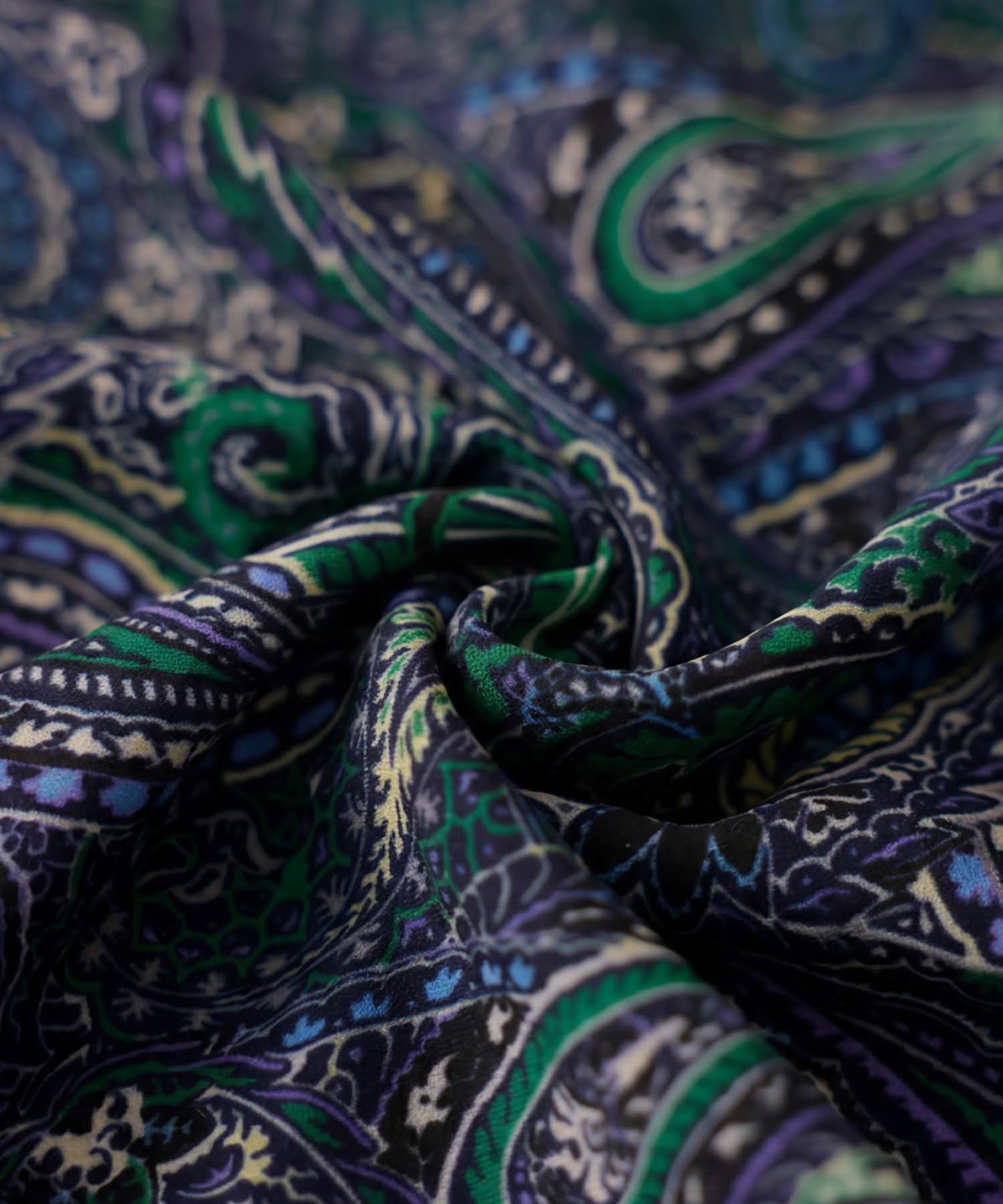 Paisley Print Wide-Leg Pants Ladies