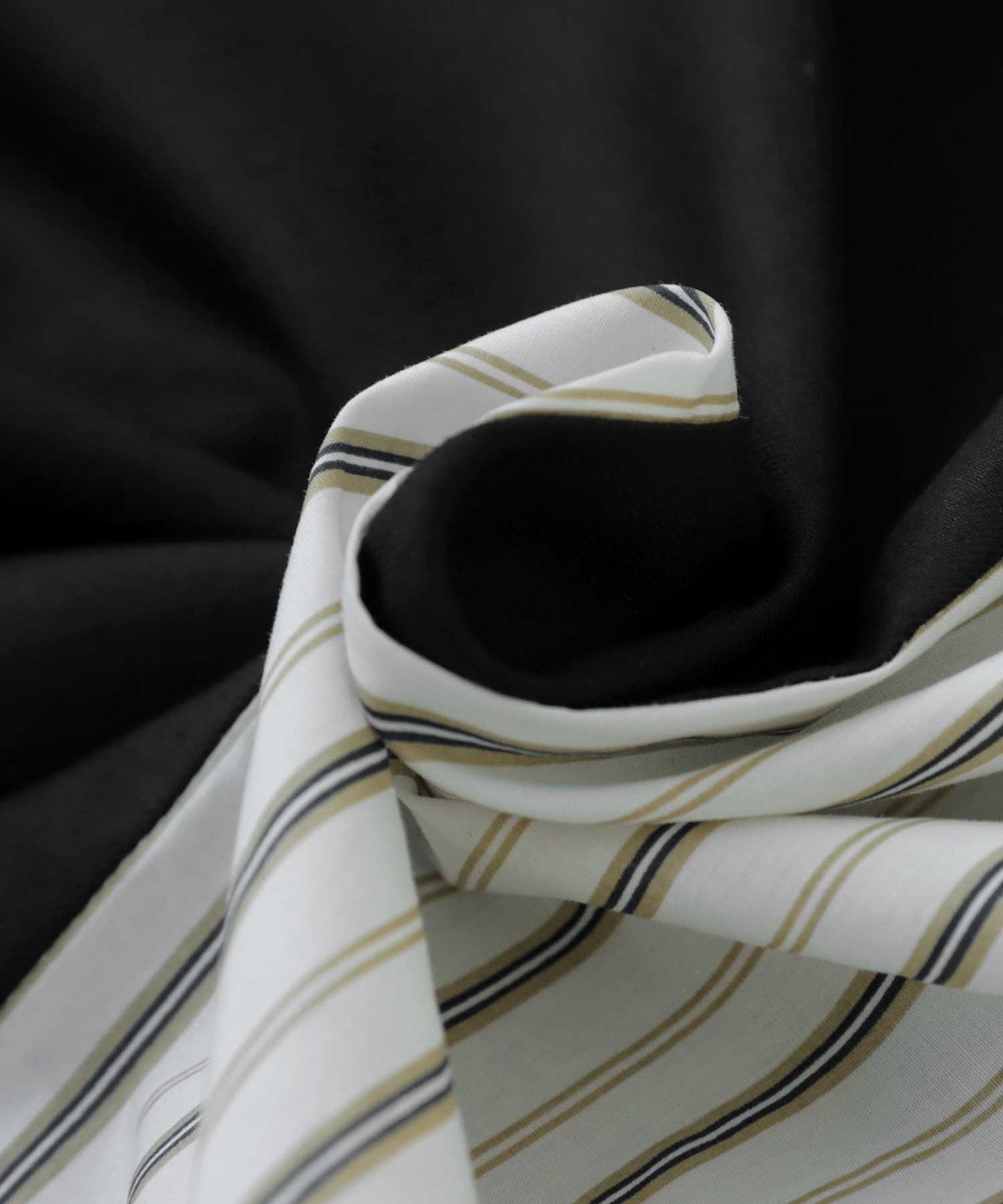 Bicolor asymmetry tie shirt Ladies