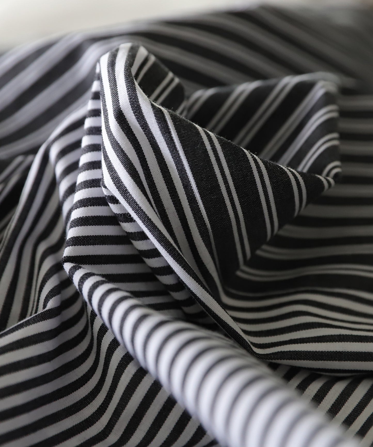 Vertical Striped pattern Ladies Casual shirt dress