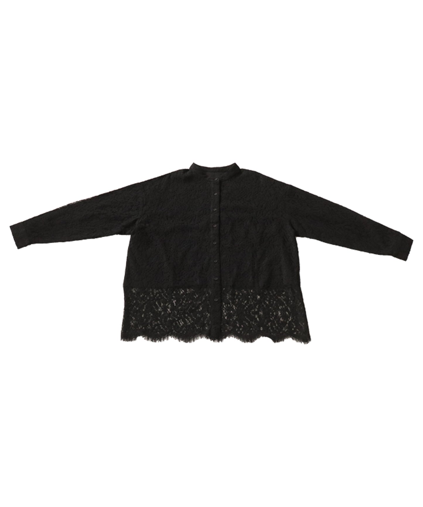 Ladies Lace Shirt Long-Sleeve