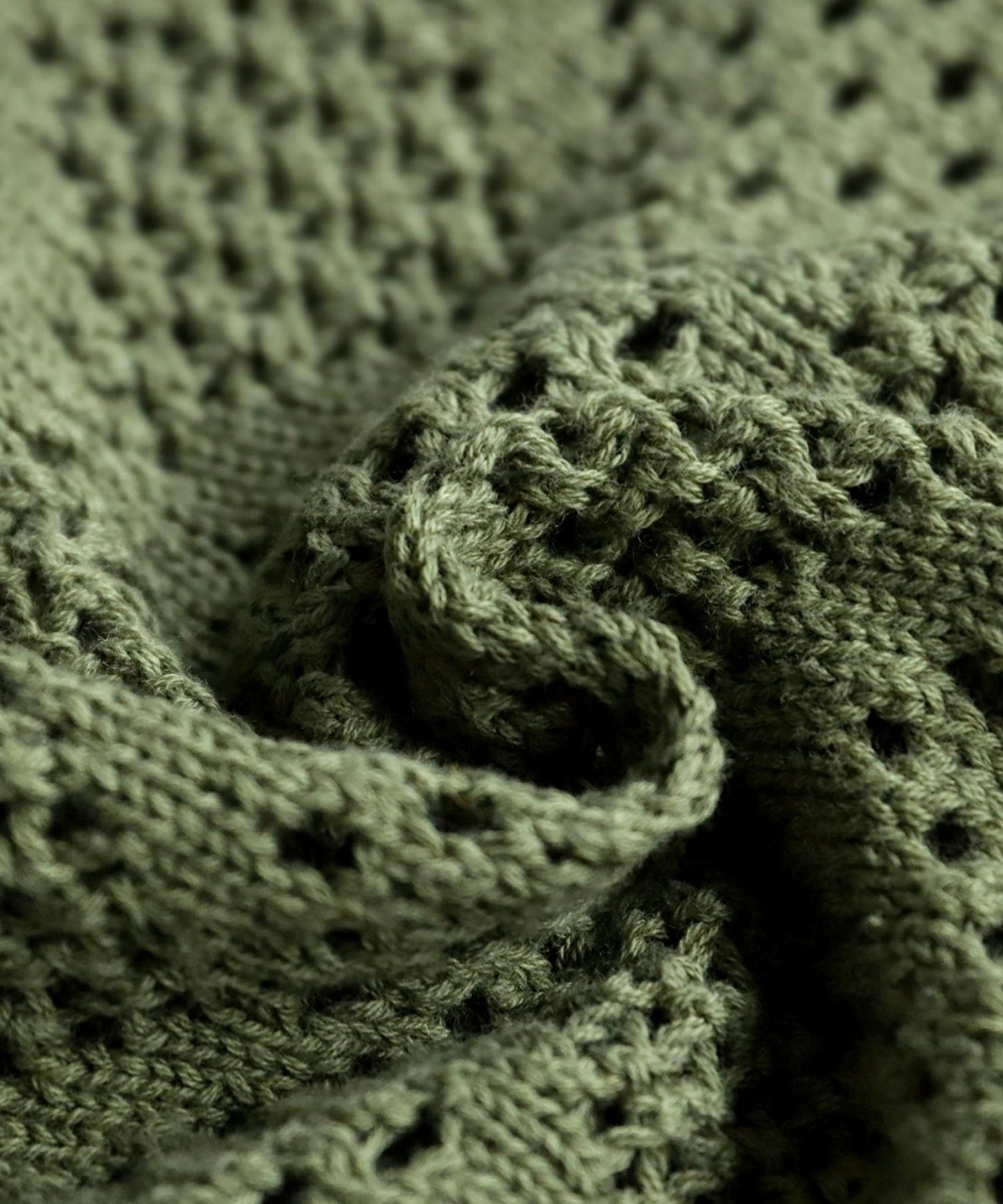 Ladies Dolman Openwork Knit Tops