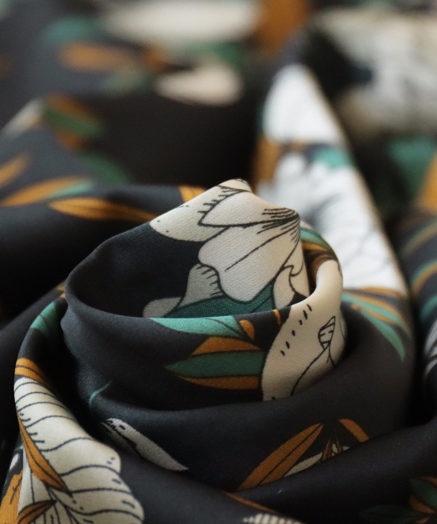 Floral pattern Ladies Long skirt