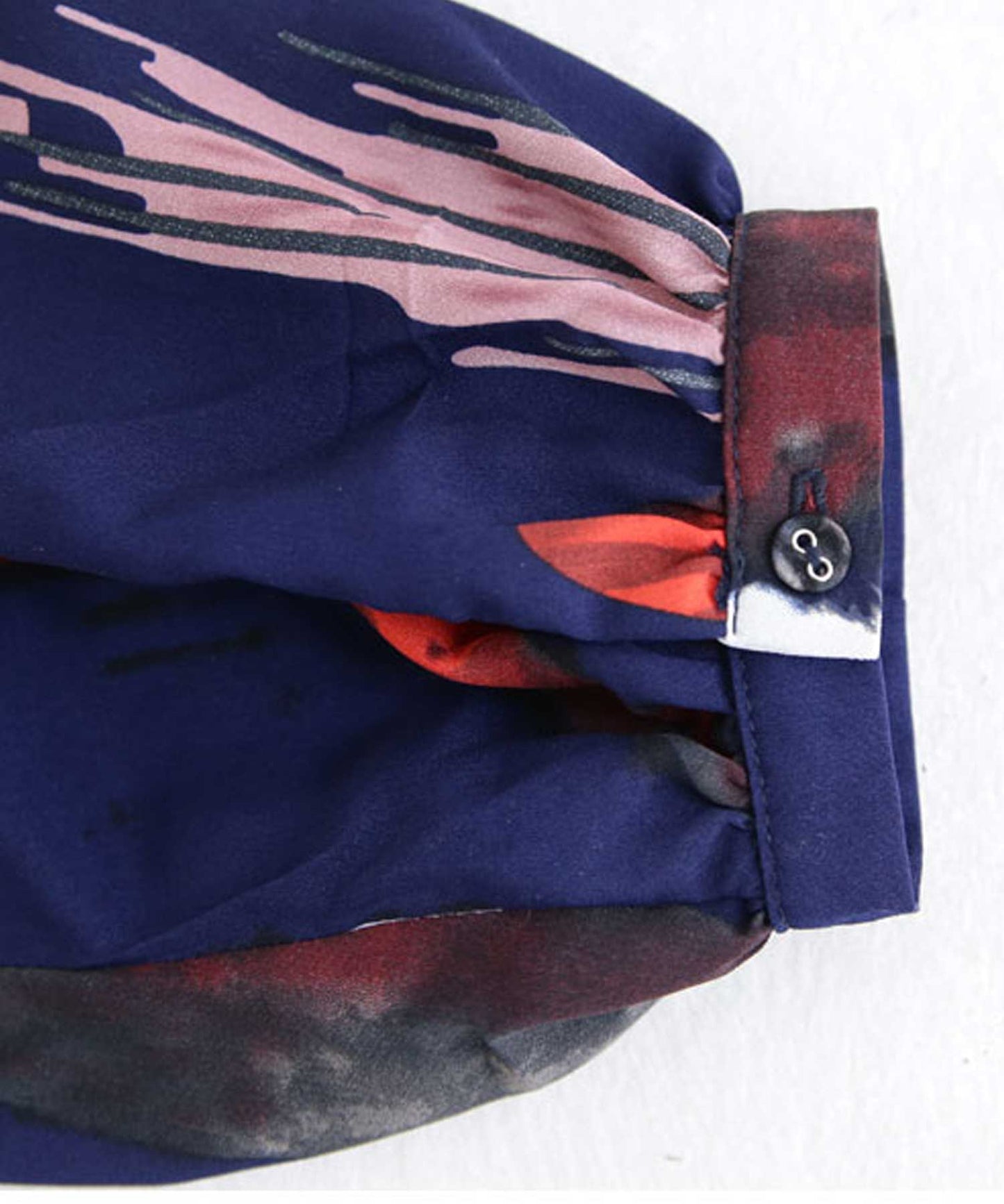 Whole pattern Casual dress Long-Sleeve Maxi Length