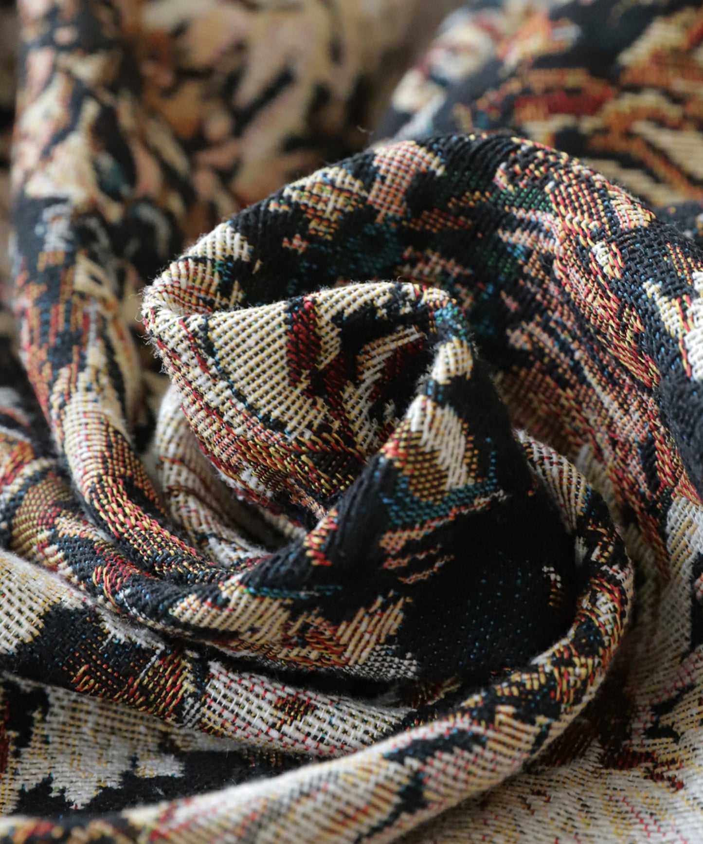 Floral Jacquard Flare Skirt Ladies