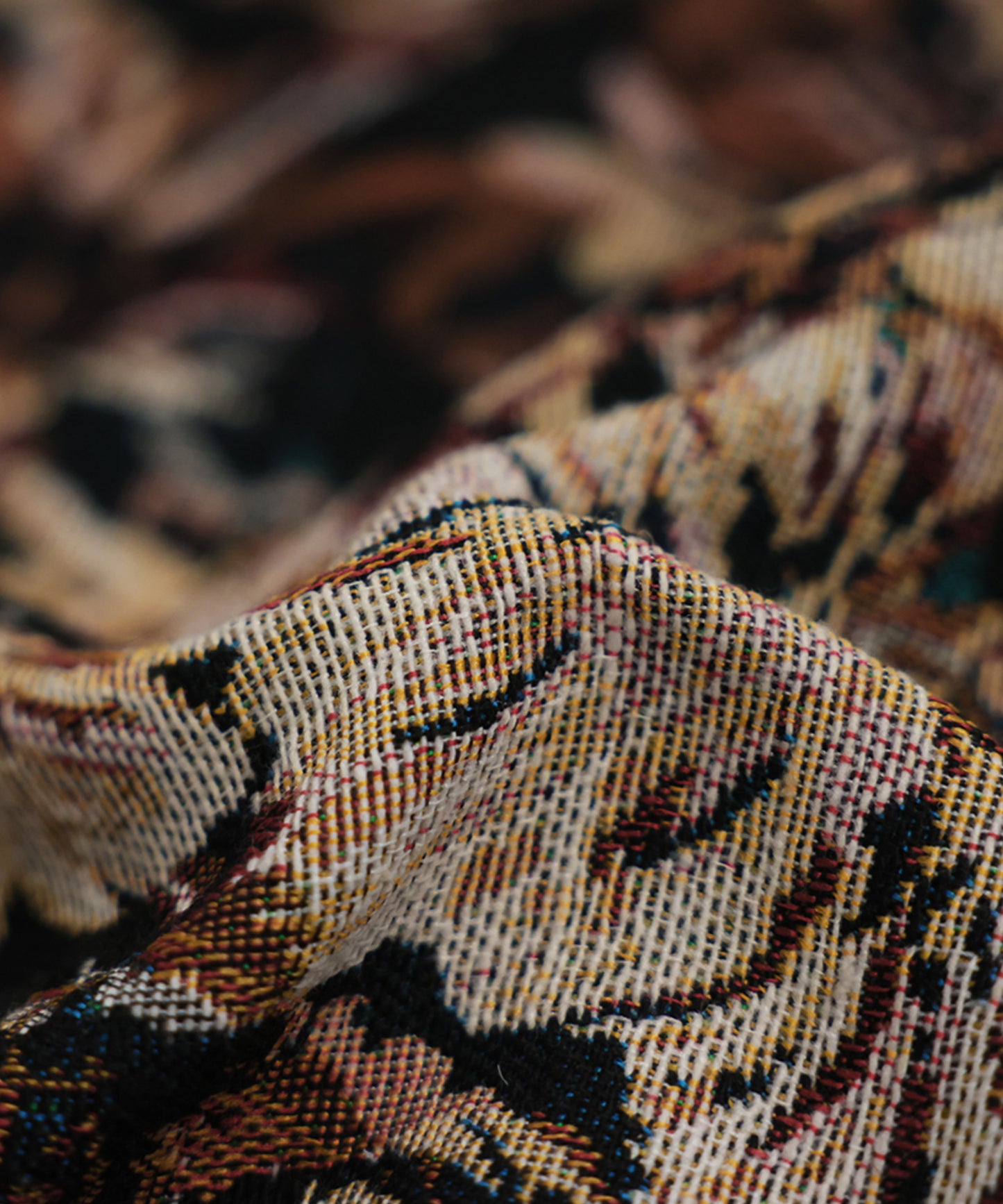 Large Jacquard Wide Pants Ladies