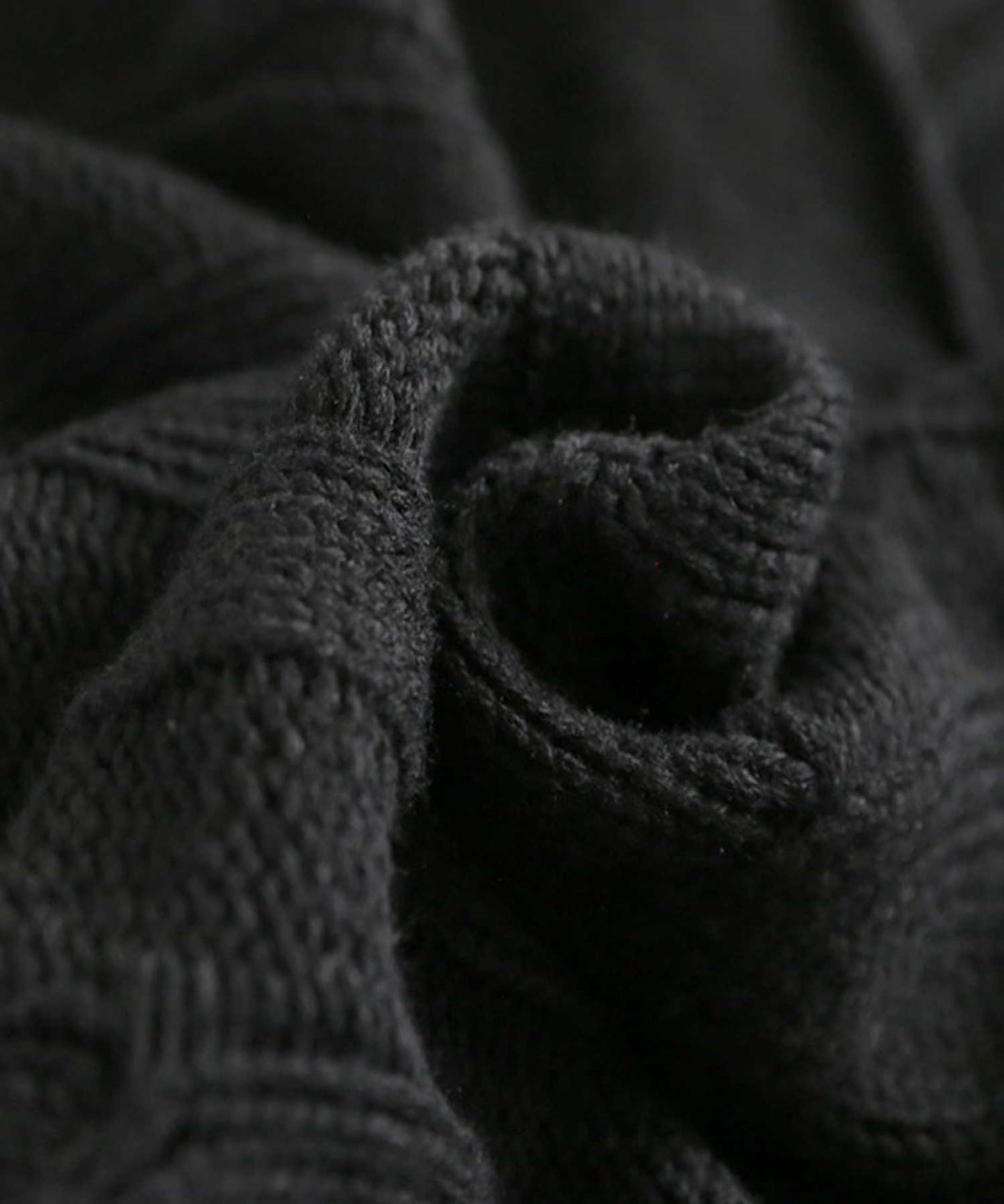 Deformed knit cardigan Ladies