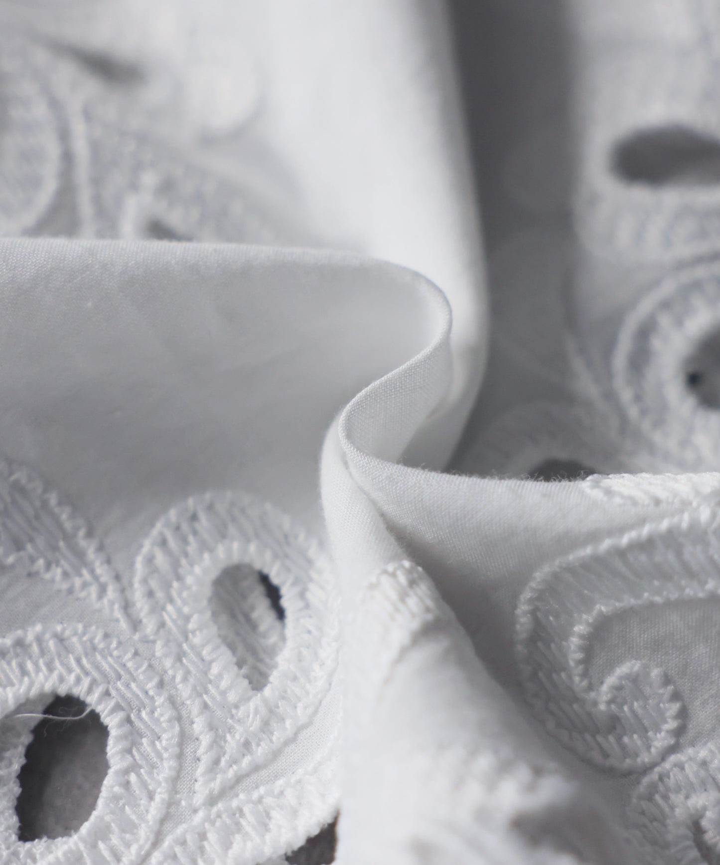Lace Embroidered Scalloped Shirt Ladies
