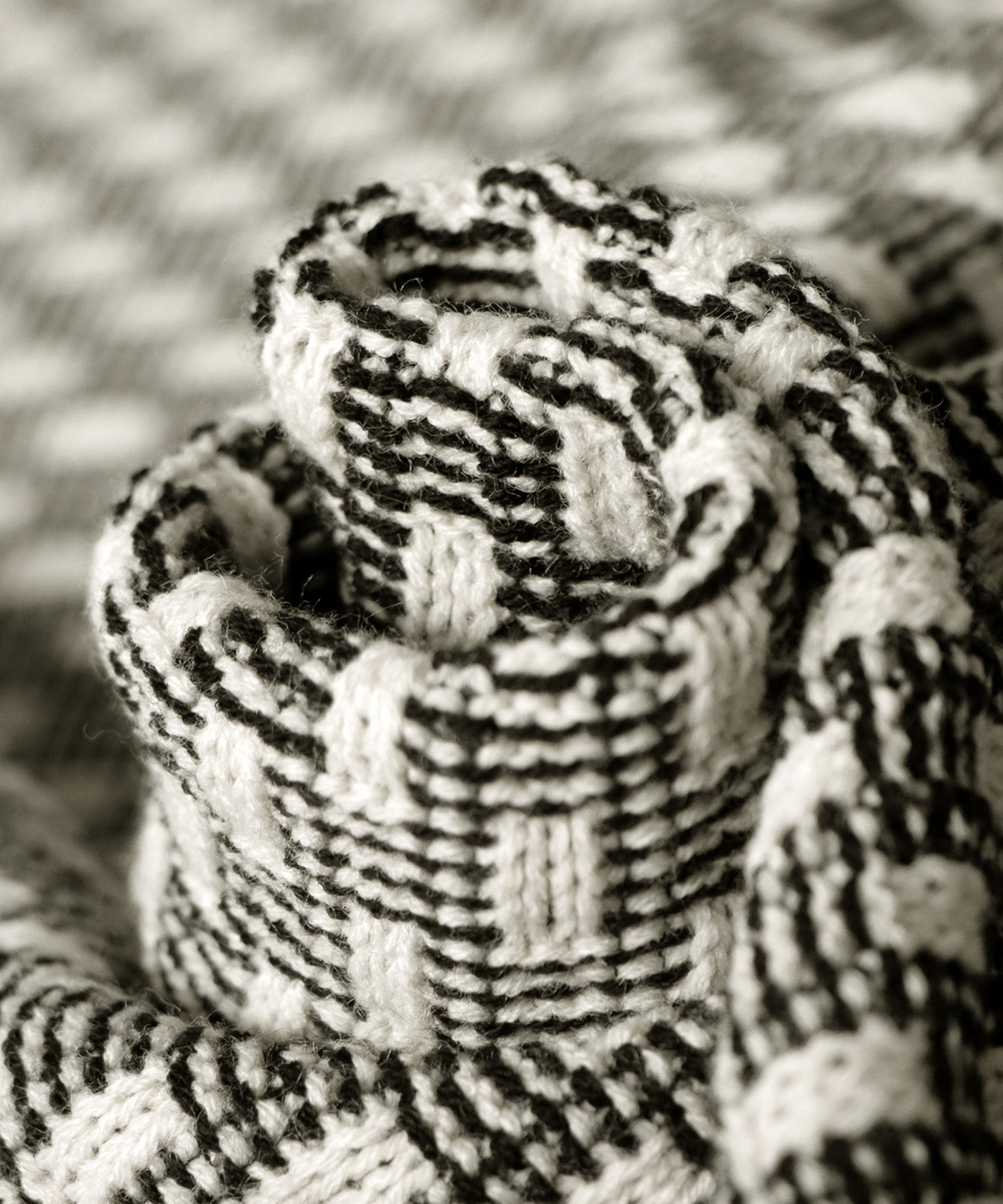 Geometric Jacquard Knit Men's