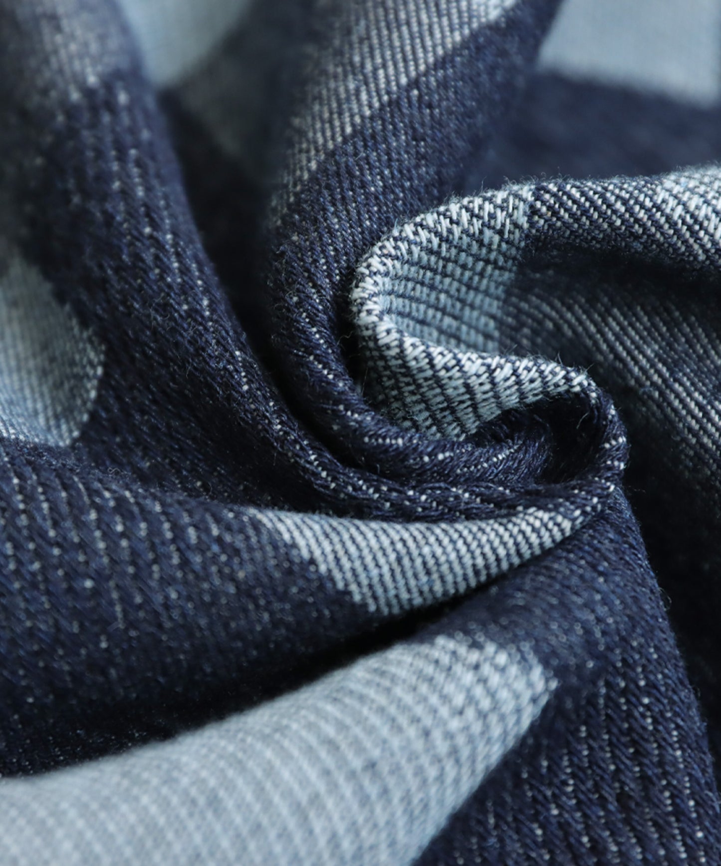 Geometric Pattern Denim Pants Men’s