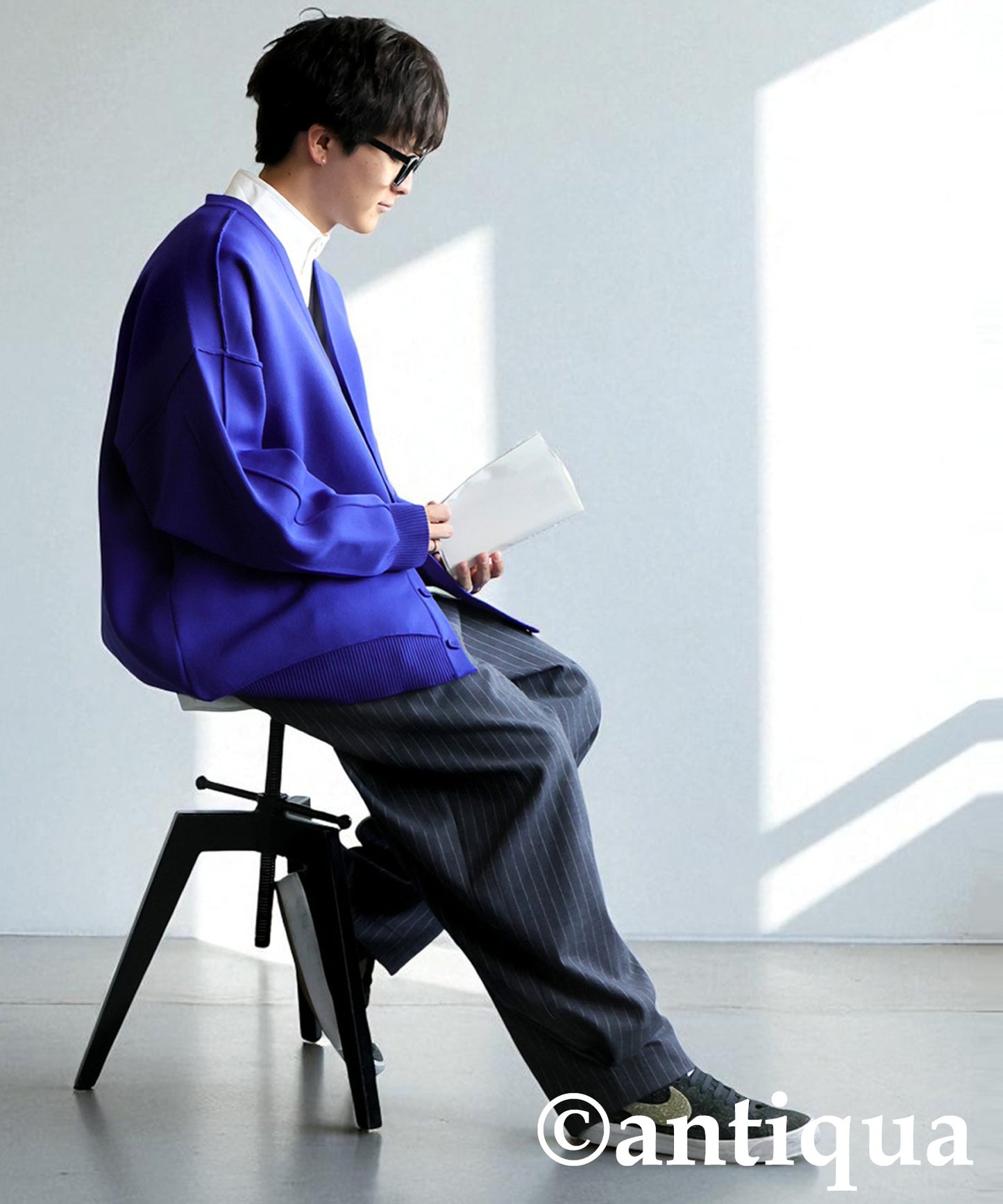 Sponge Knit Cardigan Men's