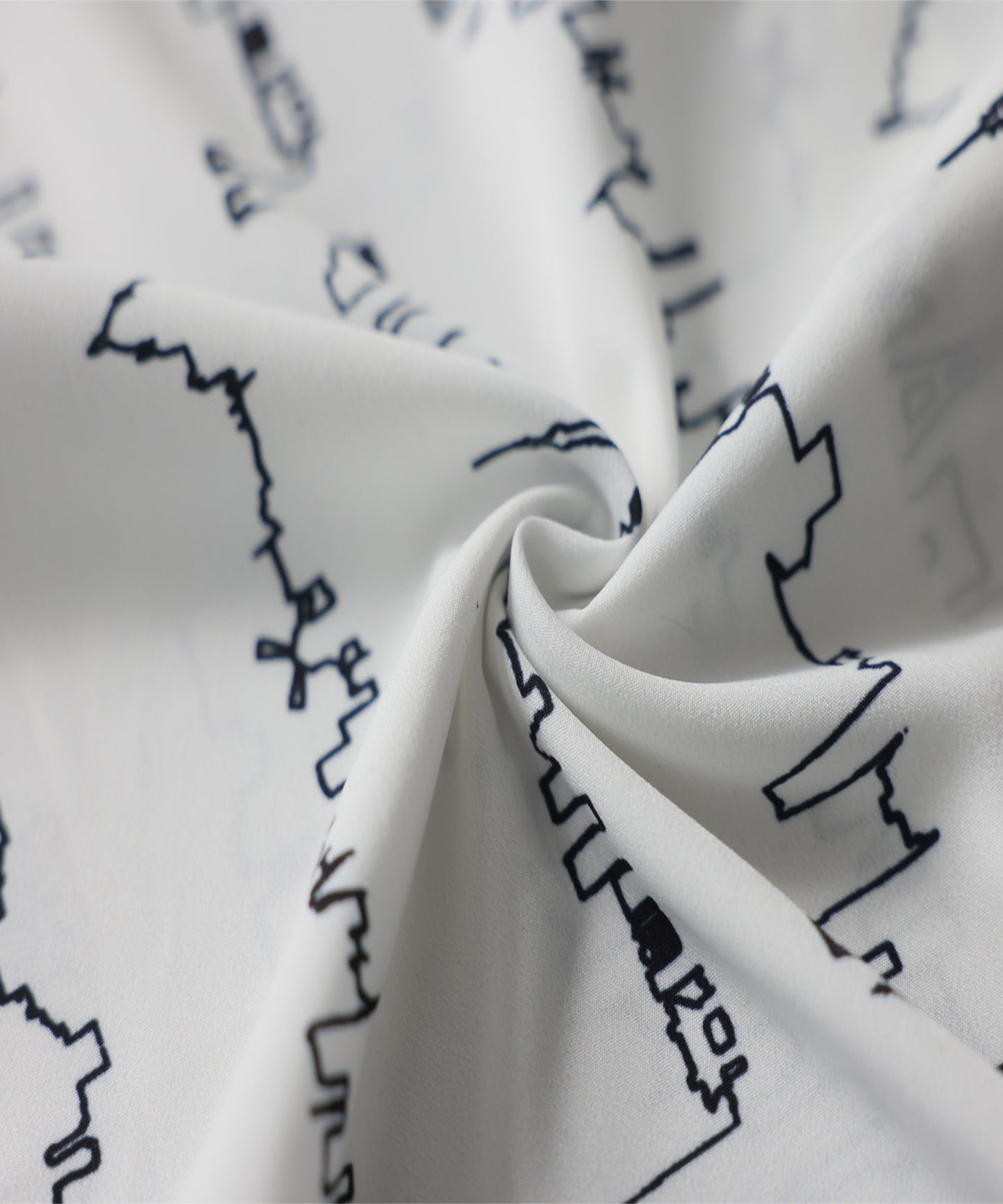 Pattern Long-Sleeved Shirt Ladies