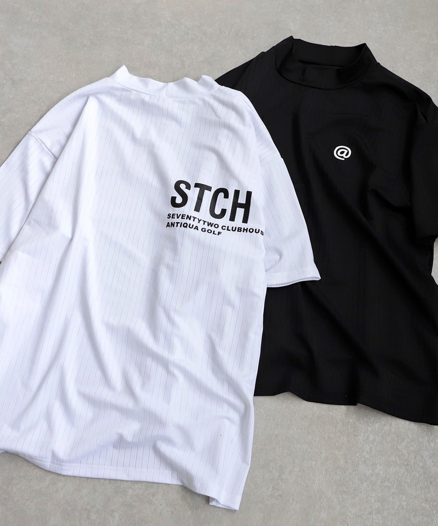 ANTIQUA GOLF×STCH Printed Short Sleeve Tops Men's