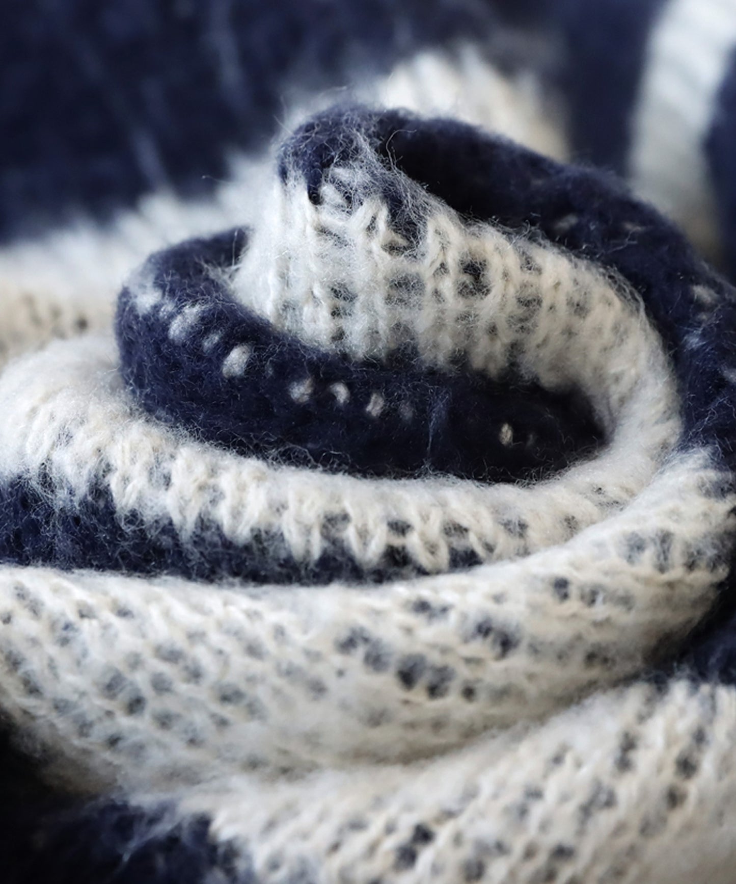 Zebra pattern Knit tops Ladies