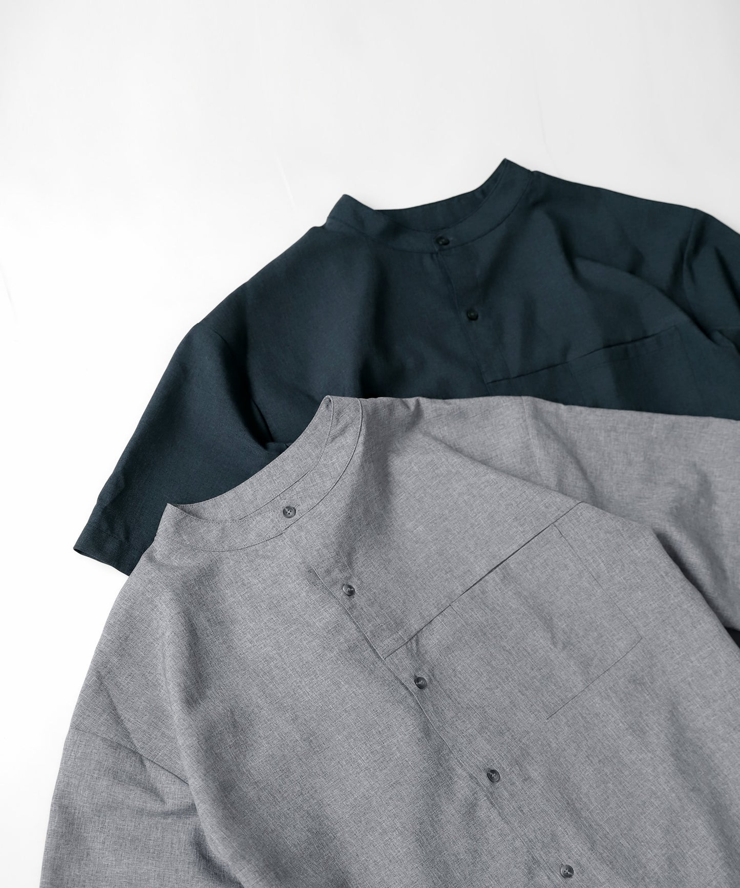 Linen Likes Men's Shirt Men's Tops Short-Sleeve Plain