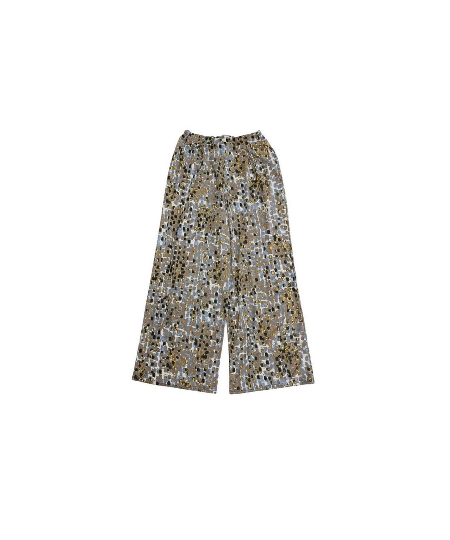 Mosaic Pattern Wide Pants Ladies