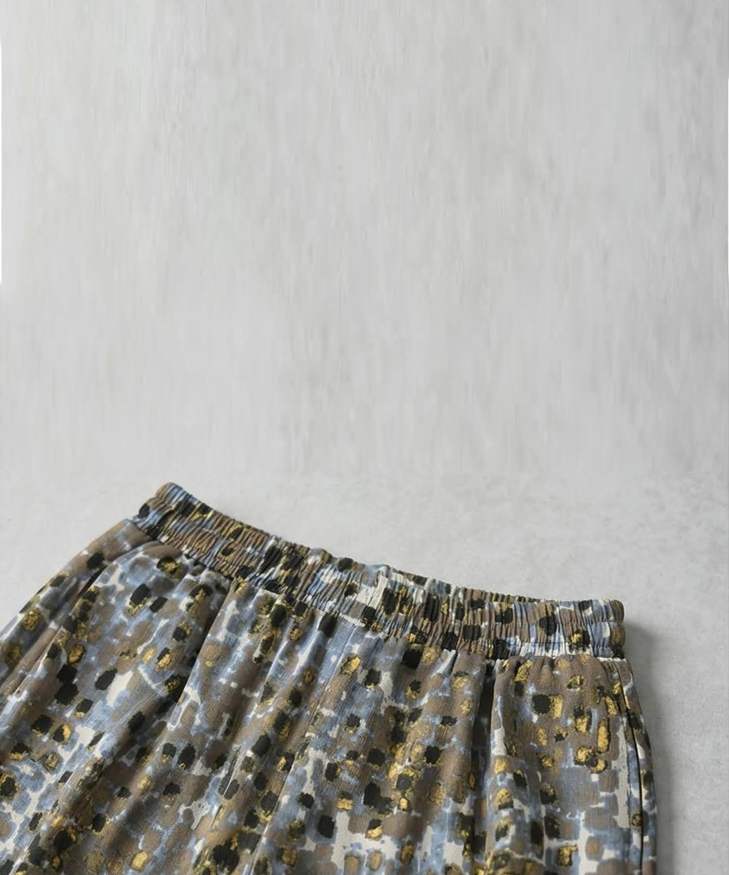 Mosaic Pattern Wide Pants Ladies