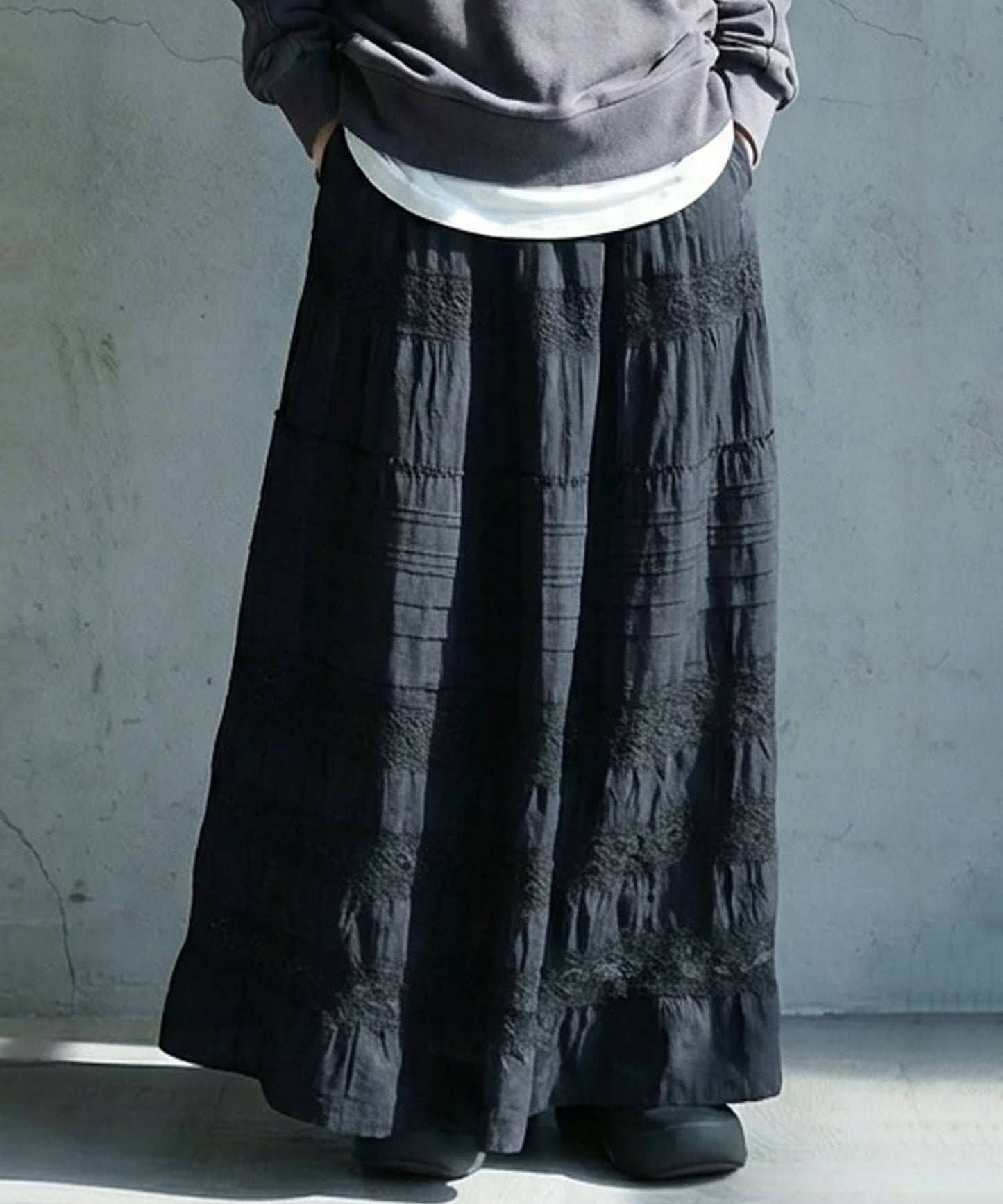 Indian Cotton Lace Long Skirt Ladies