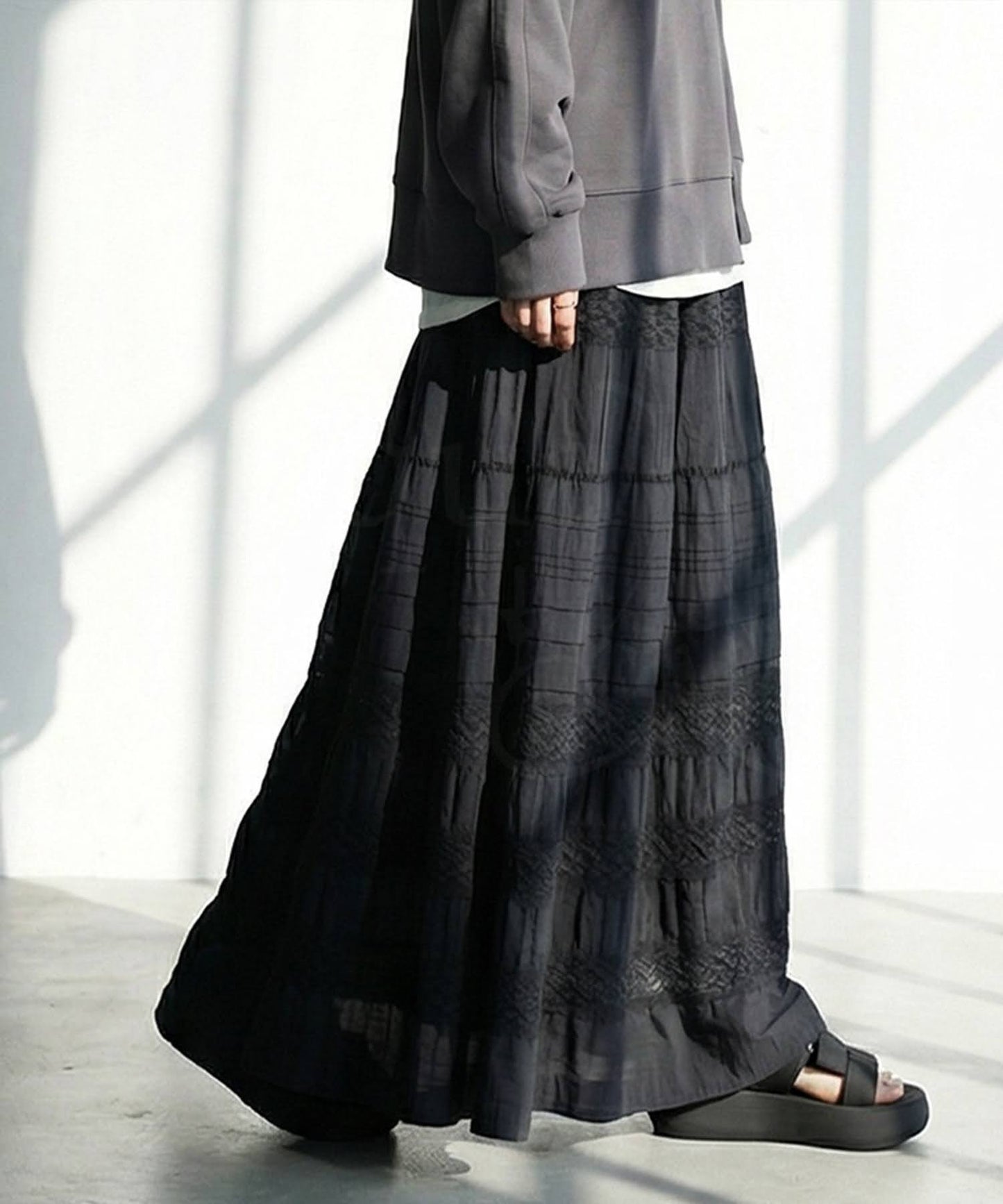 Indian Cotton Lace Long Skirt Ladies