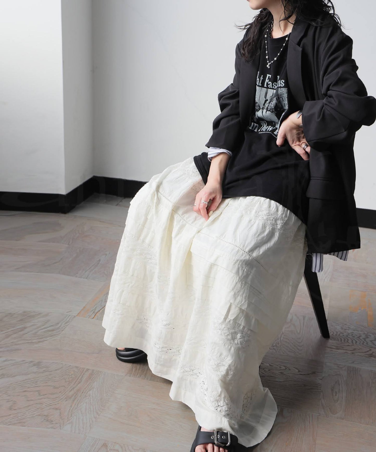 Indian Cotton Lace Long Skirt Ladies