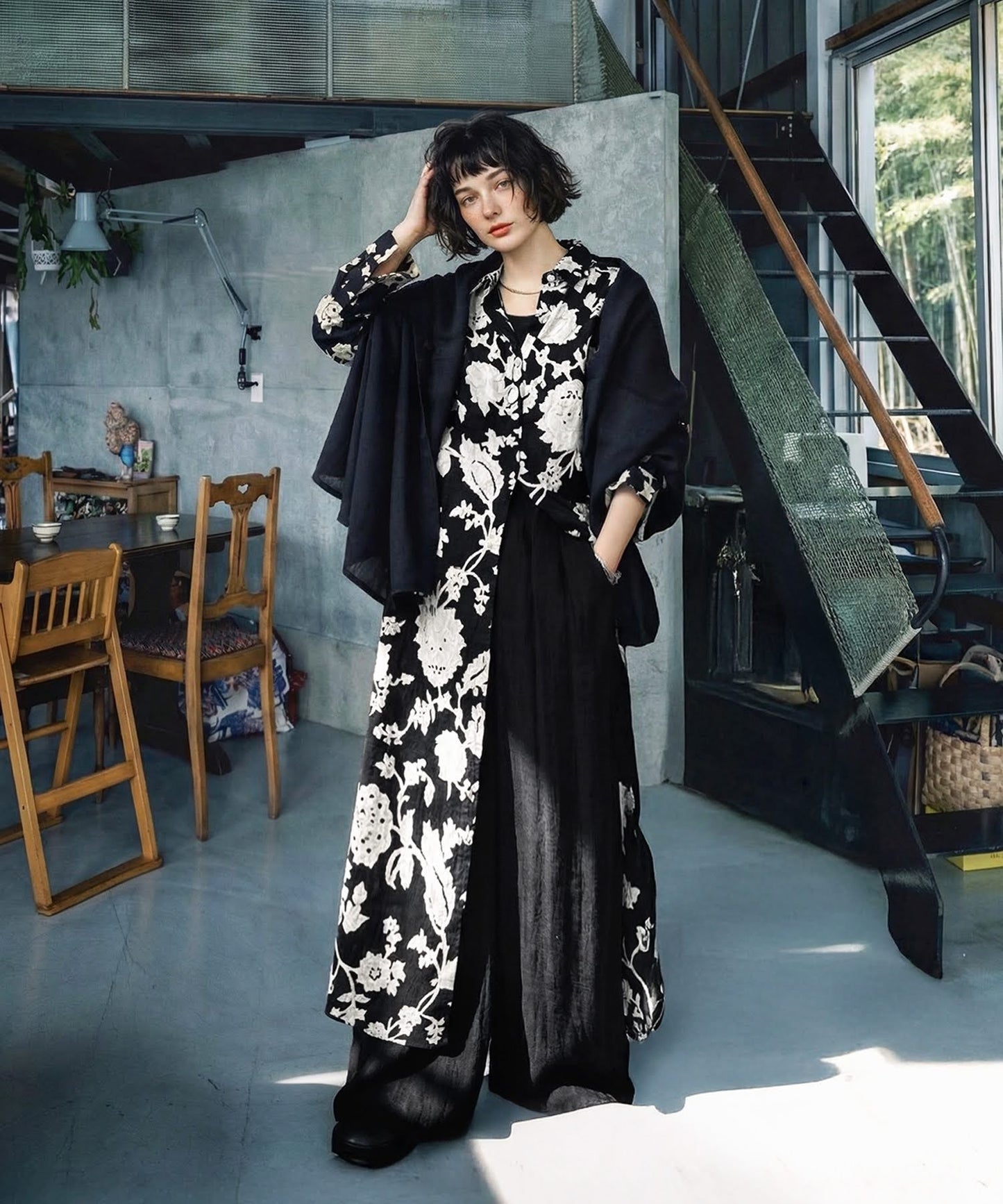 NUUUII Floral Print Dobby Weave Dress Ladies