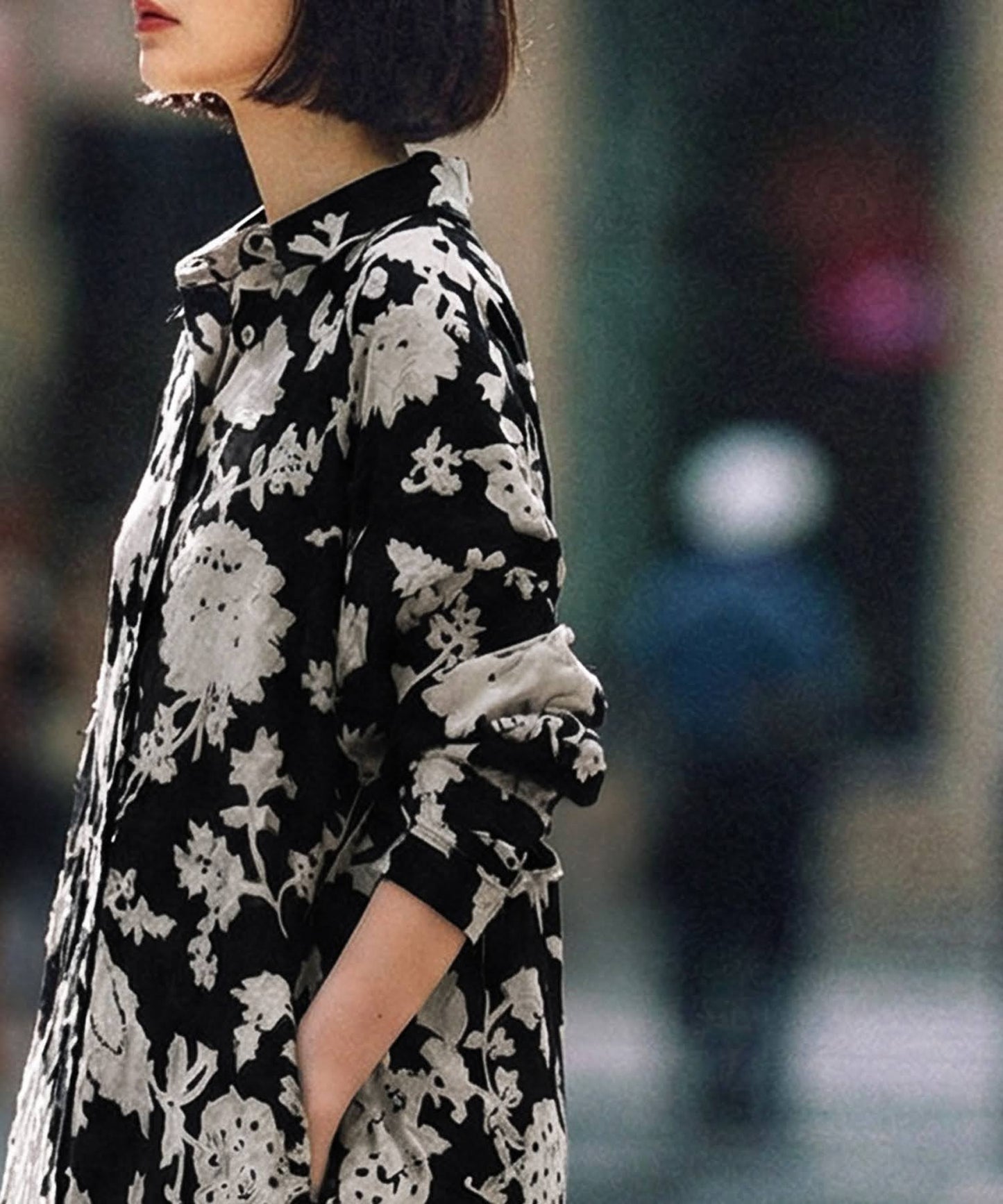 NUUUII Floral Print Dobby Weave Dress Ladies