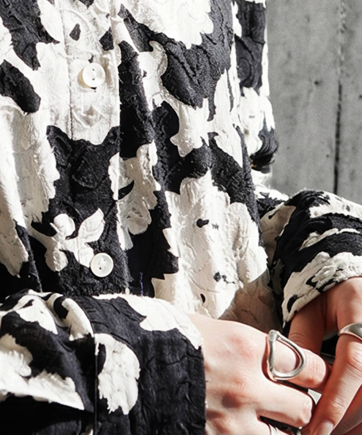 NUUUII Floral Print Dobby Weave Dress Ladies